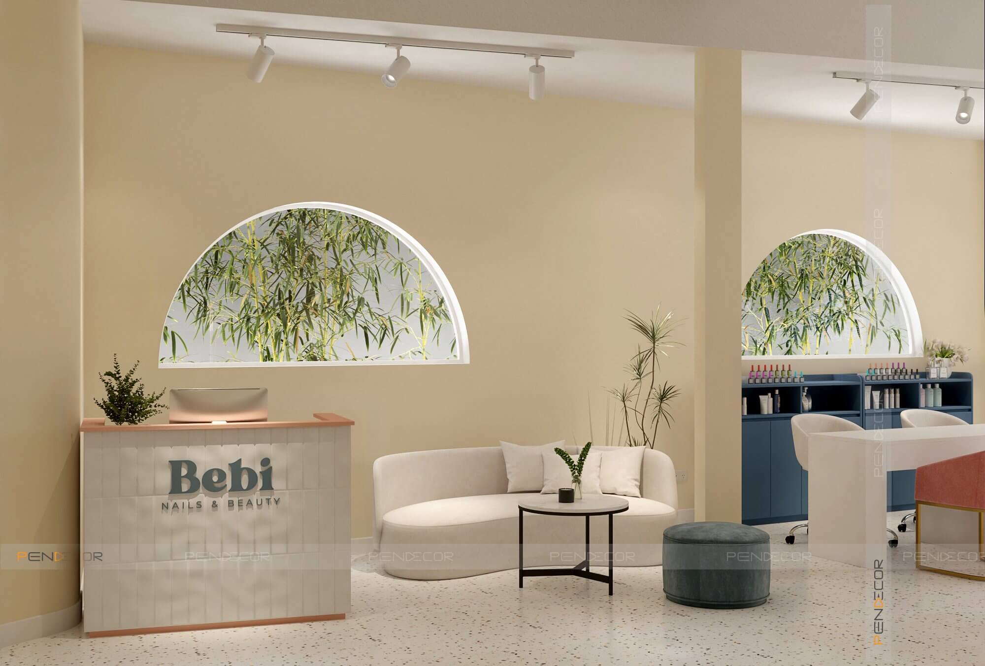 Thiết Kế Tiệm Nail Bebi