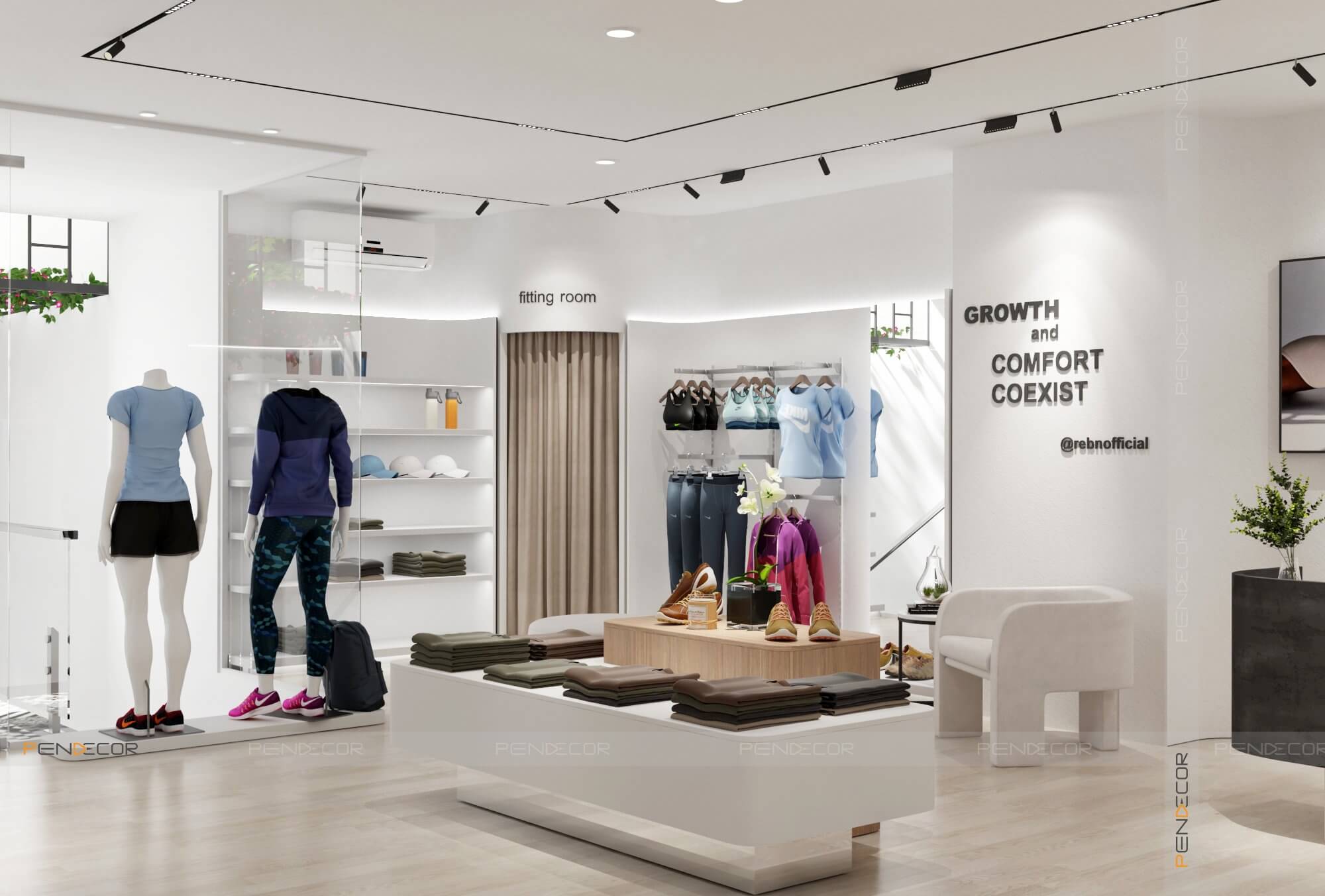 Thiết Kế Shop Thời Trang REBN