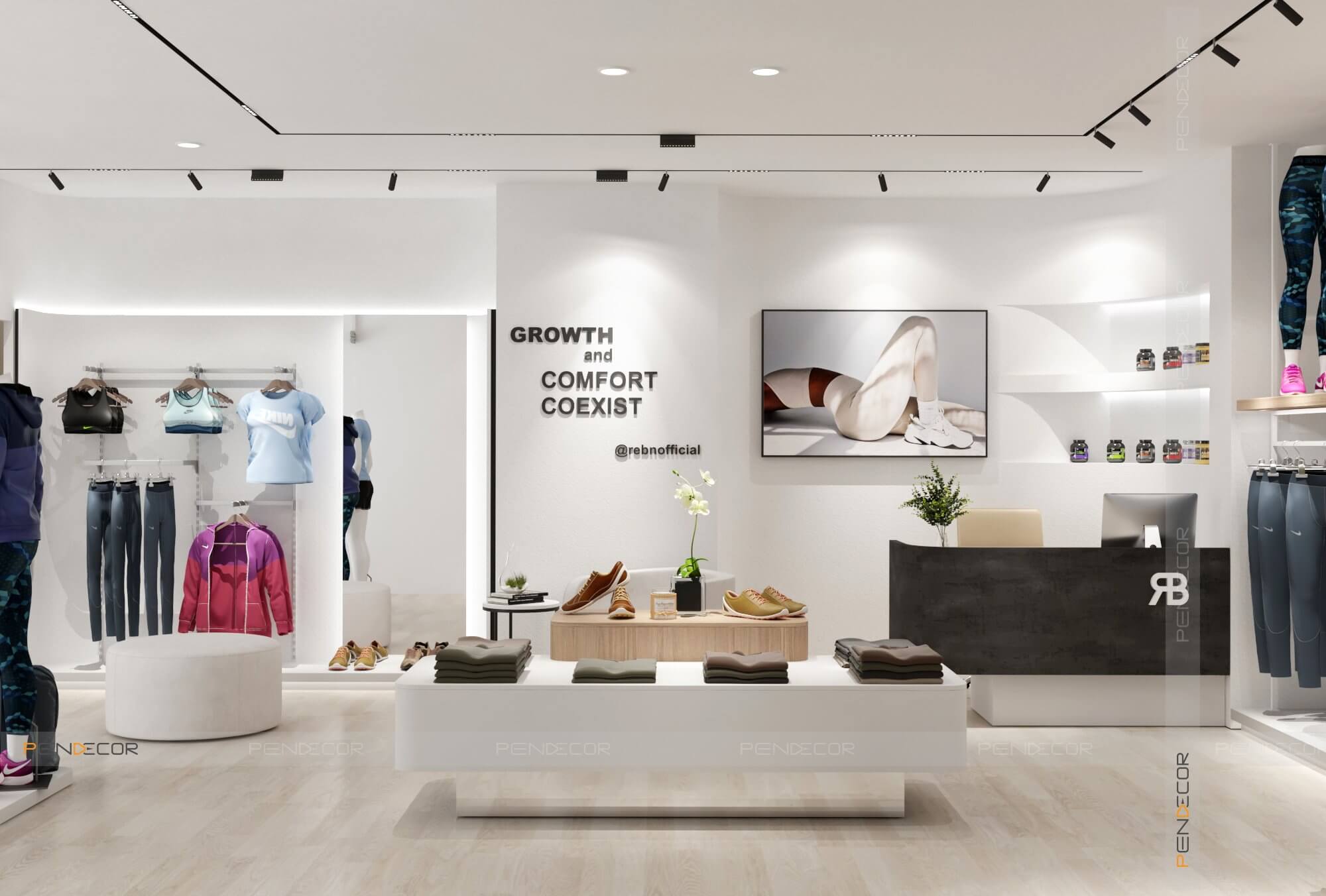 Thiết Kế Shop Thời Trang REBN