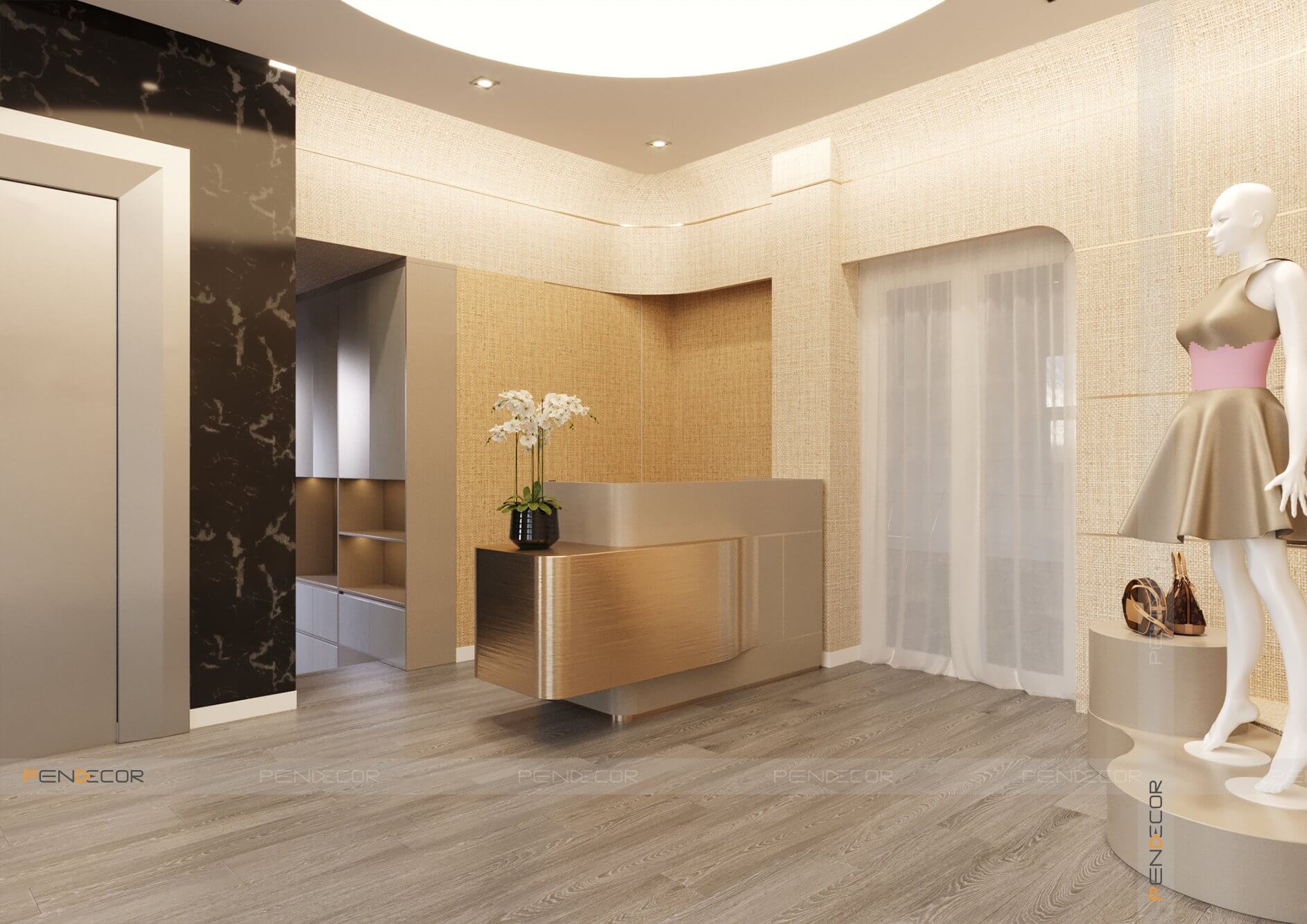 Thiết Kế Shop Thời Trang Nữ Senorita (Sảnh + Trệt)