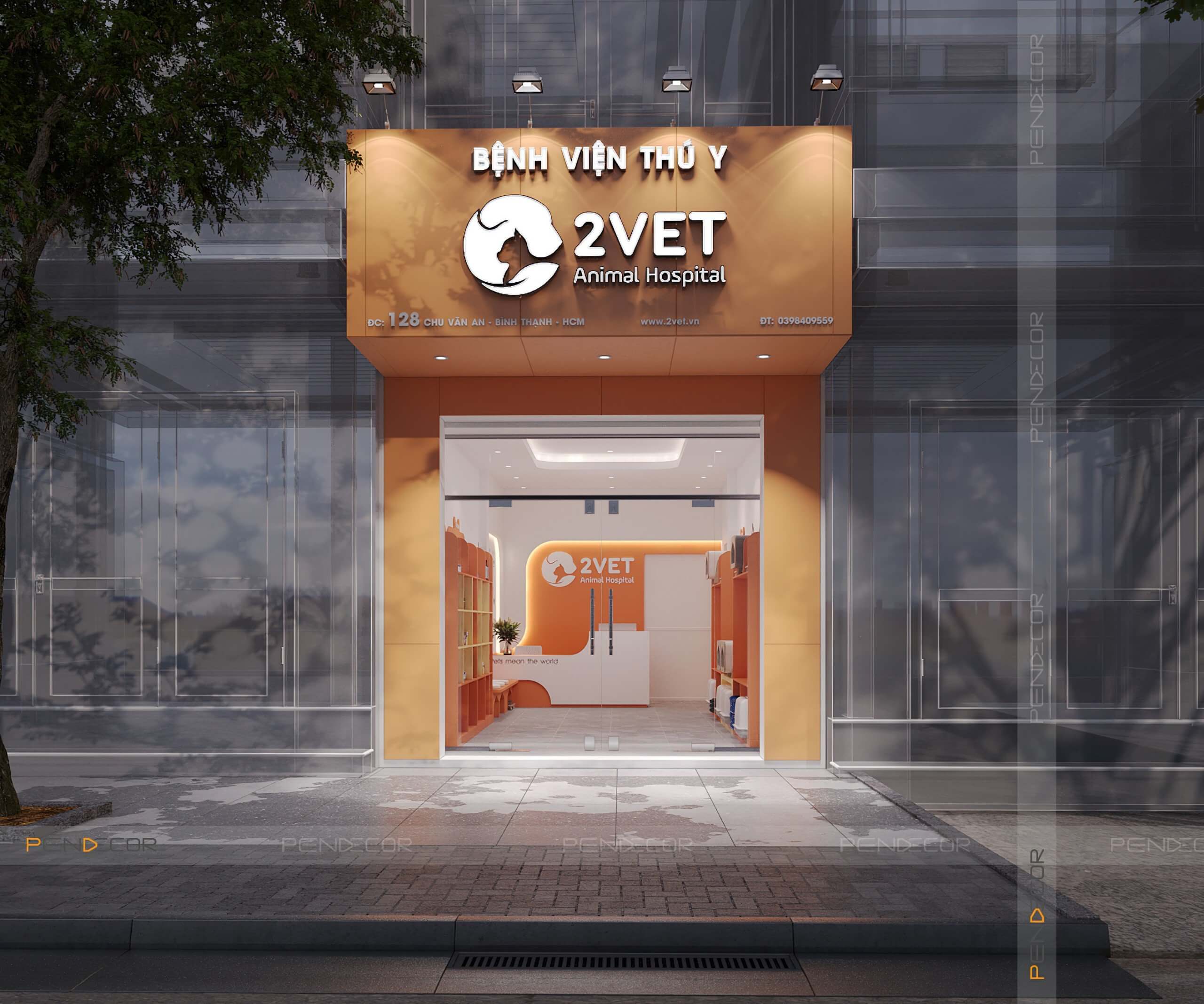 Thiết Kế Pet Shop 2VET Animal Hospital