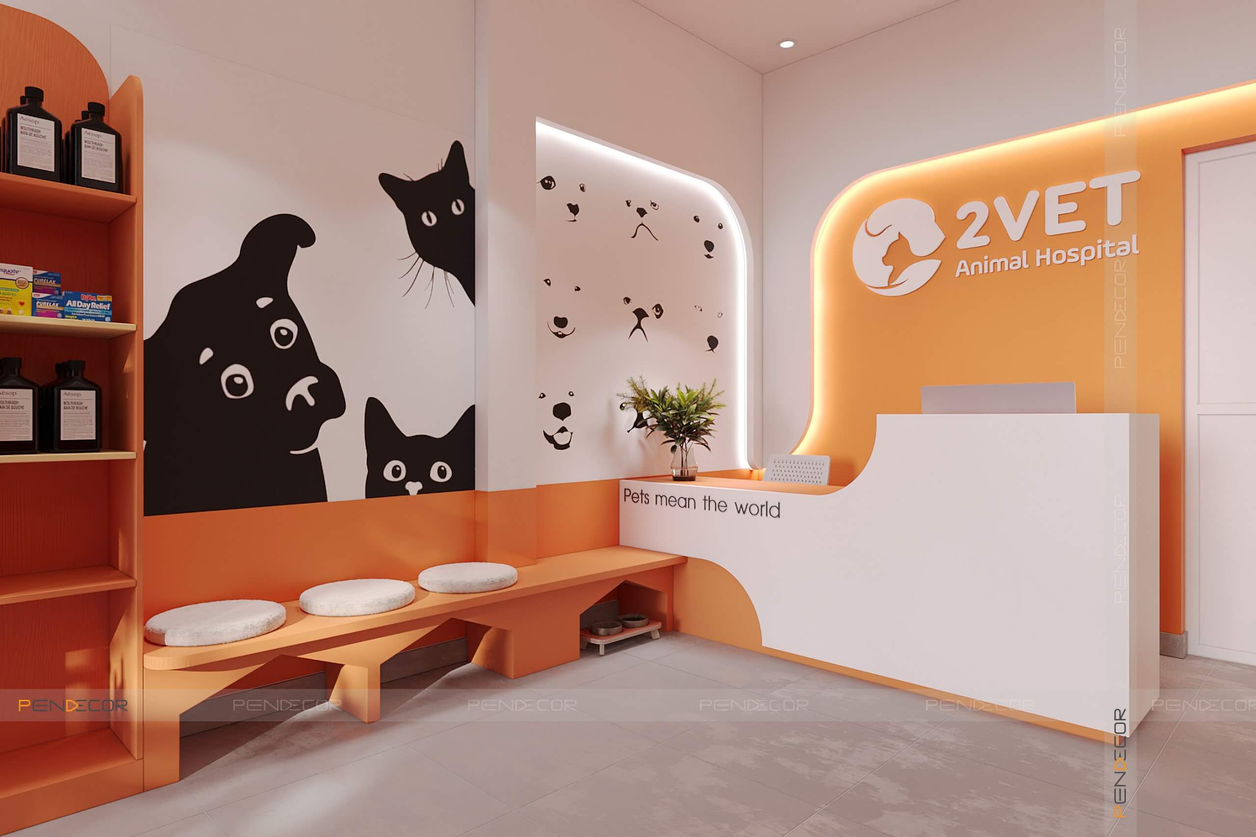 Thiết Kế Pet Shop 2VET Animal Hospital