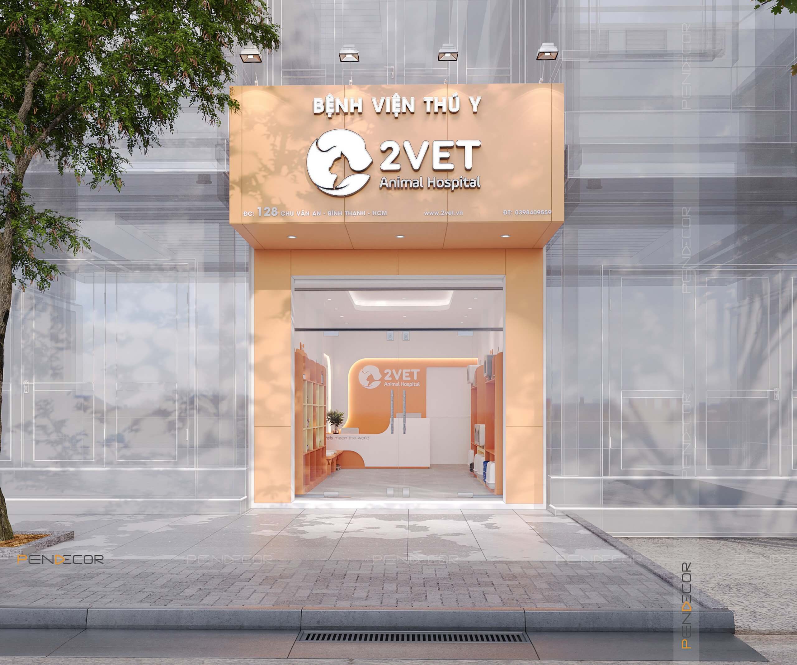 Thiết Kế Pet Shop 2VET Animal Hospital