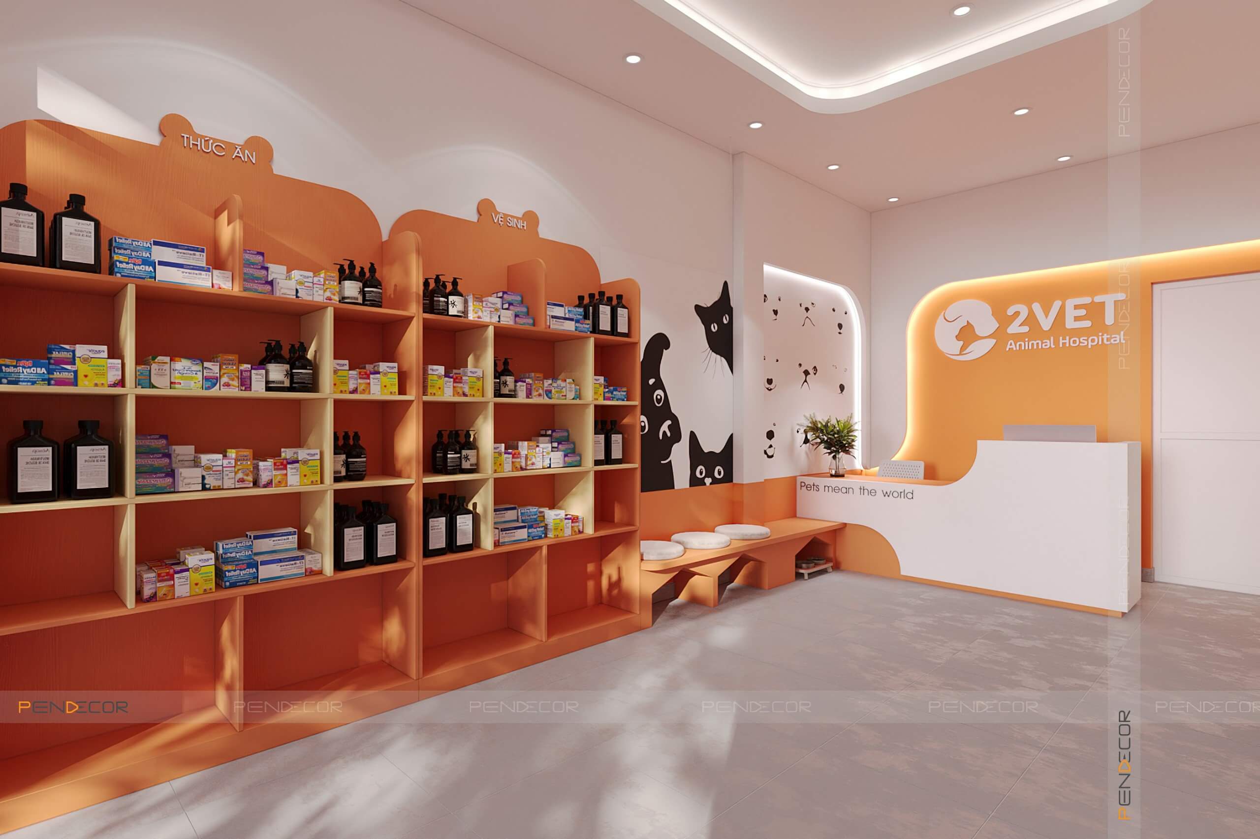 Thiết Kế Pet Shop 2VET Animal Hospital