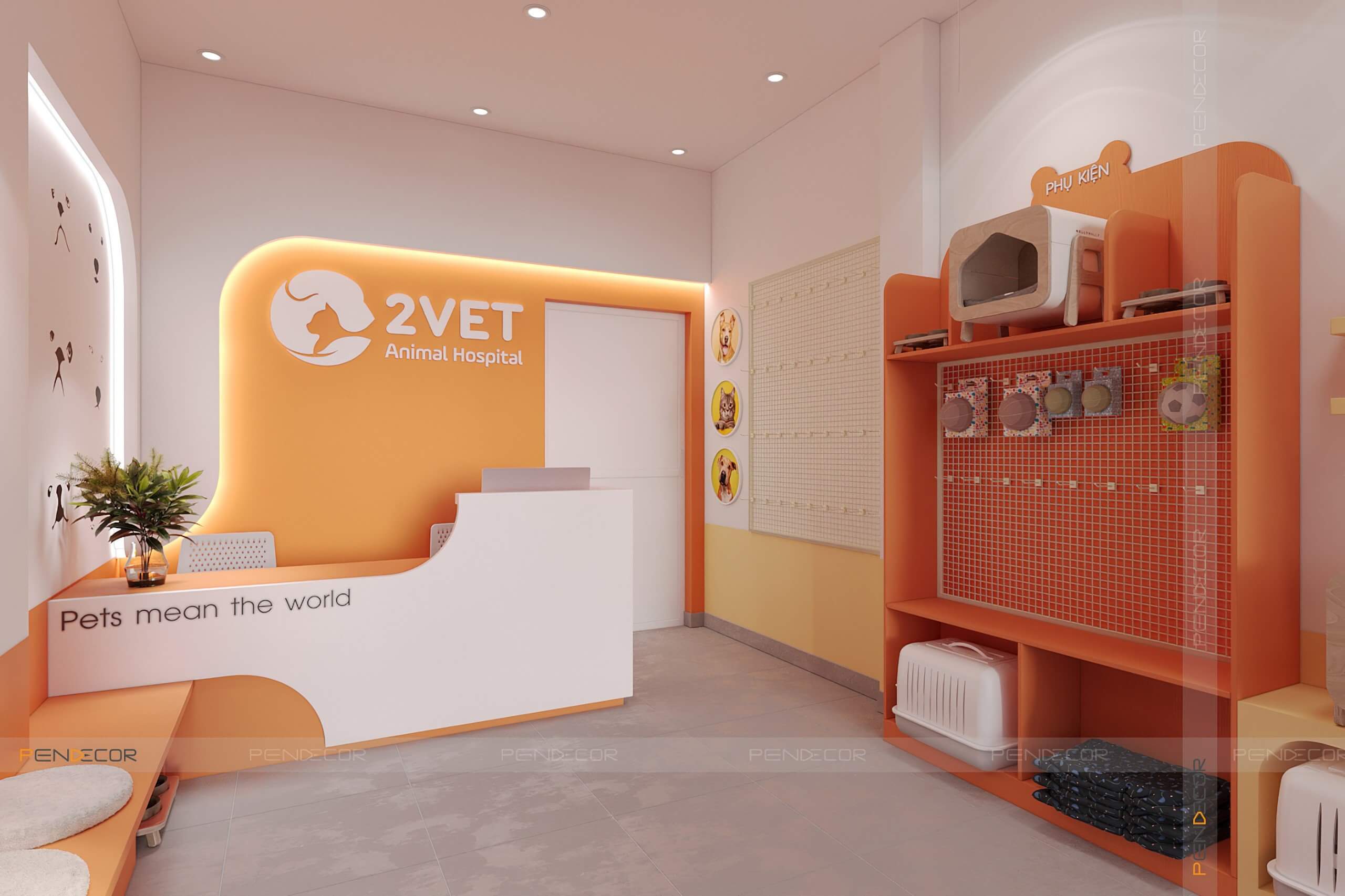 Thiết Kế Pet Shop 2VET Animal Hospital