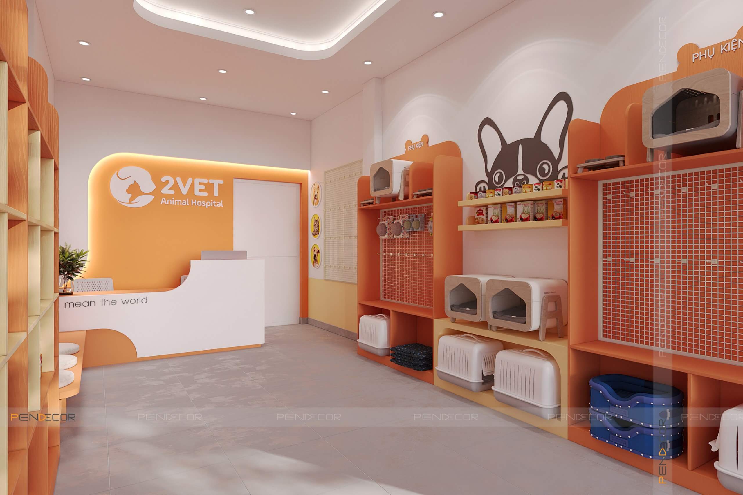Thiết Kế Pet Shop 2VET Animal Hospital