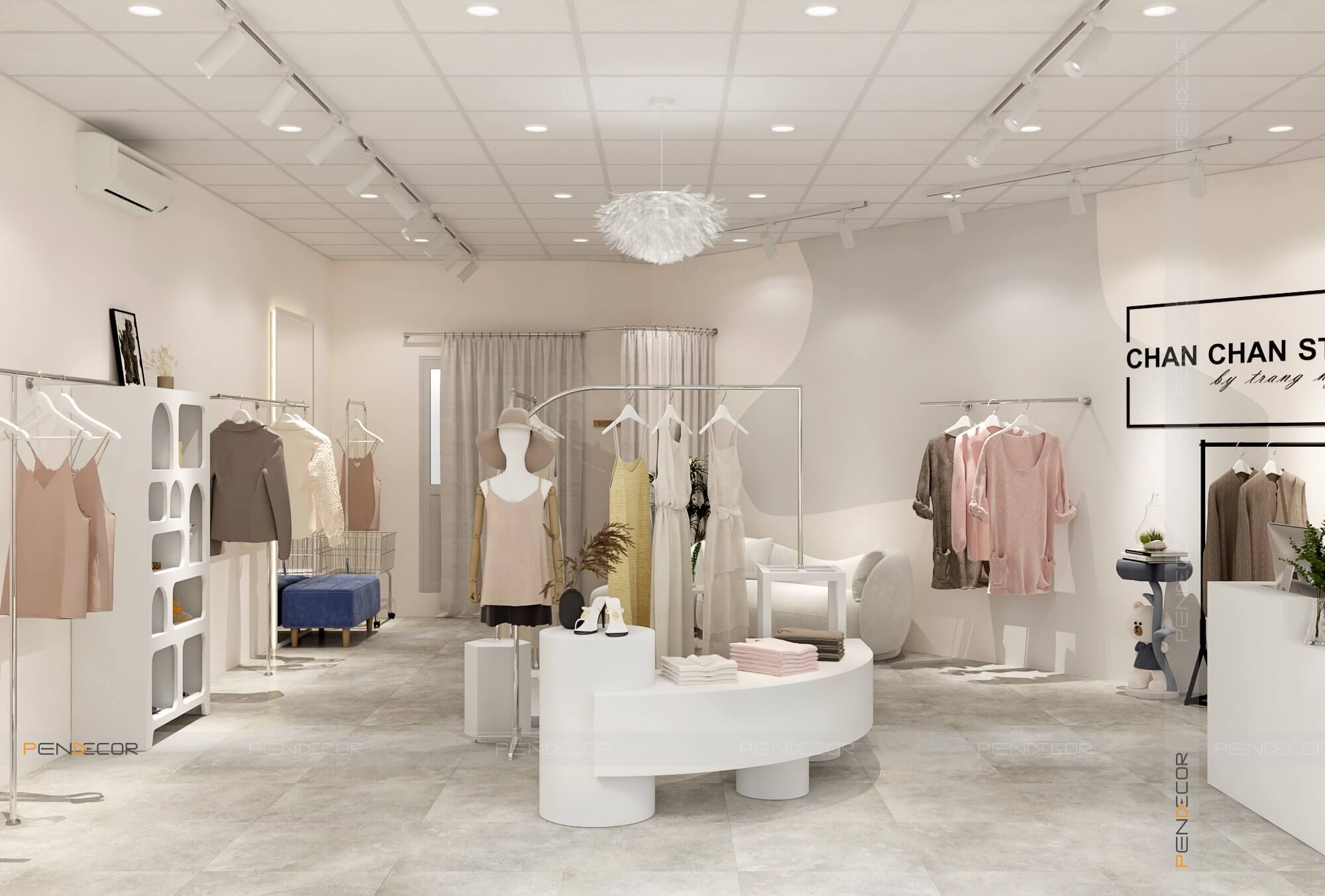 Thiết Kế Shop Thời Trang Nữ Chan Chan Store