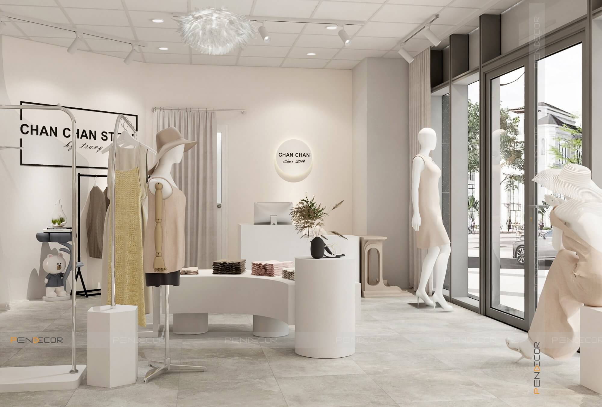 Thiết Kế Shop Thời Trang Nữ Chan Chan Store