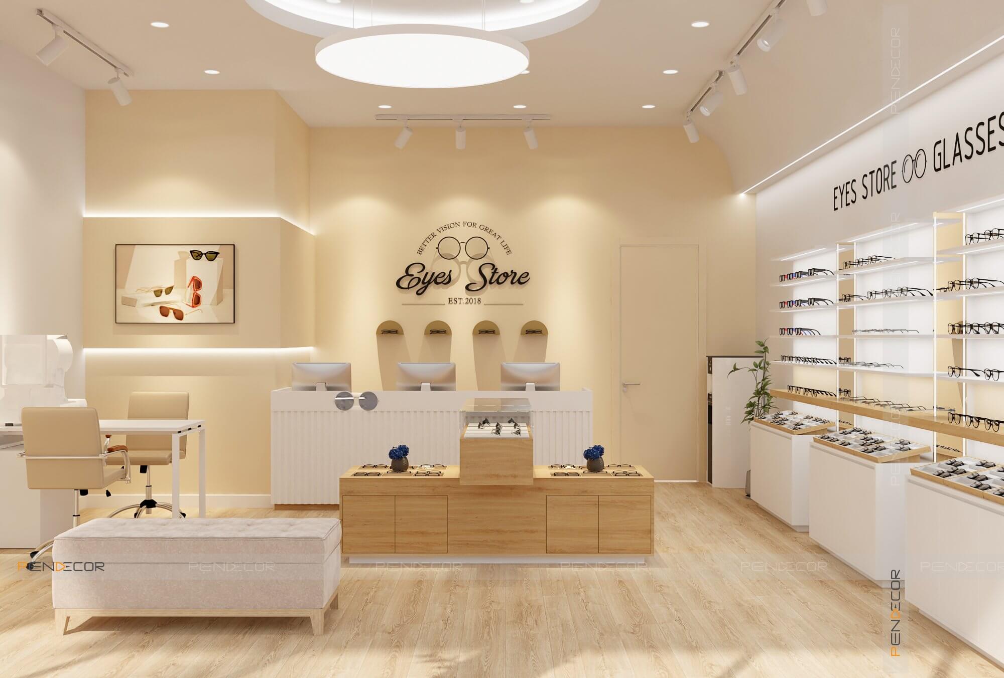 Thiết Kế Cửa Hàng Mắt Kính Eyes Stores