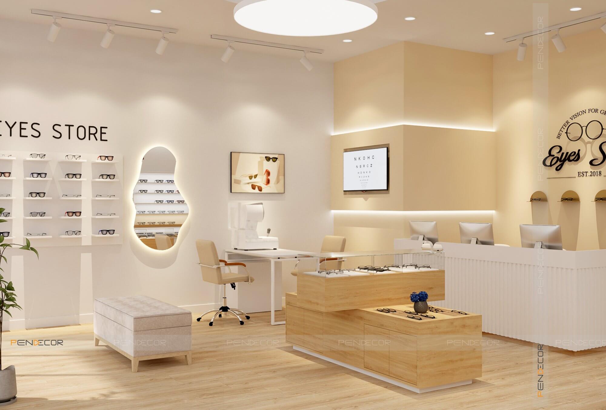Thiết Kế Cửa Hàng Mắt Kính Eyes Stores