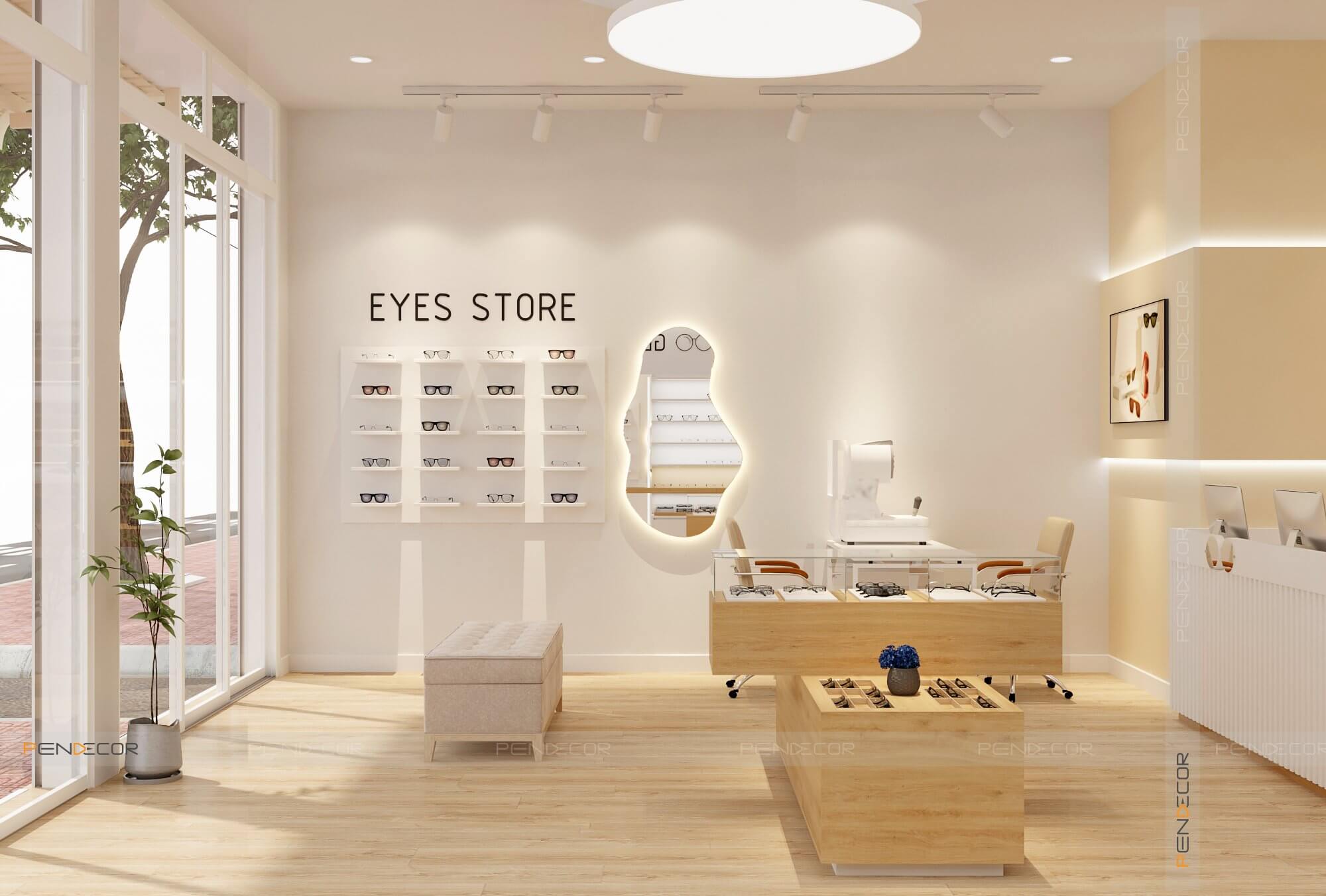 Thiết Kế Cửa Hàng Mắt Kính Eyes Stores