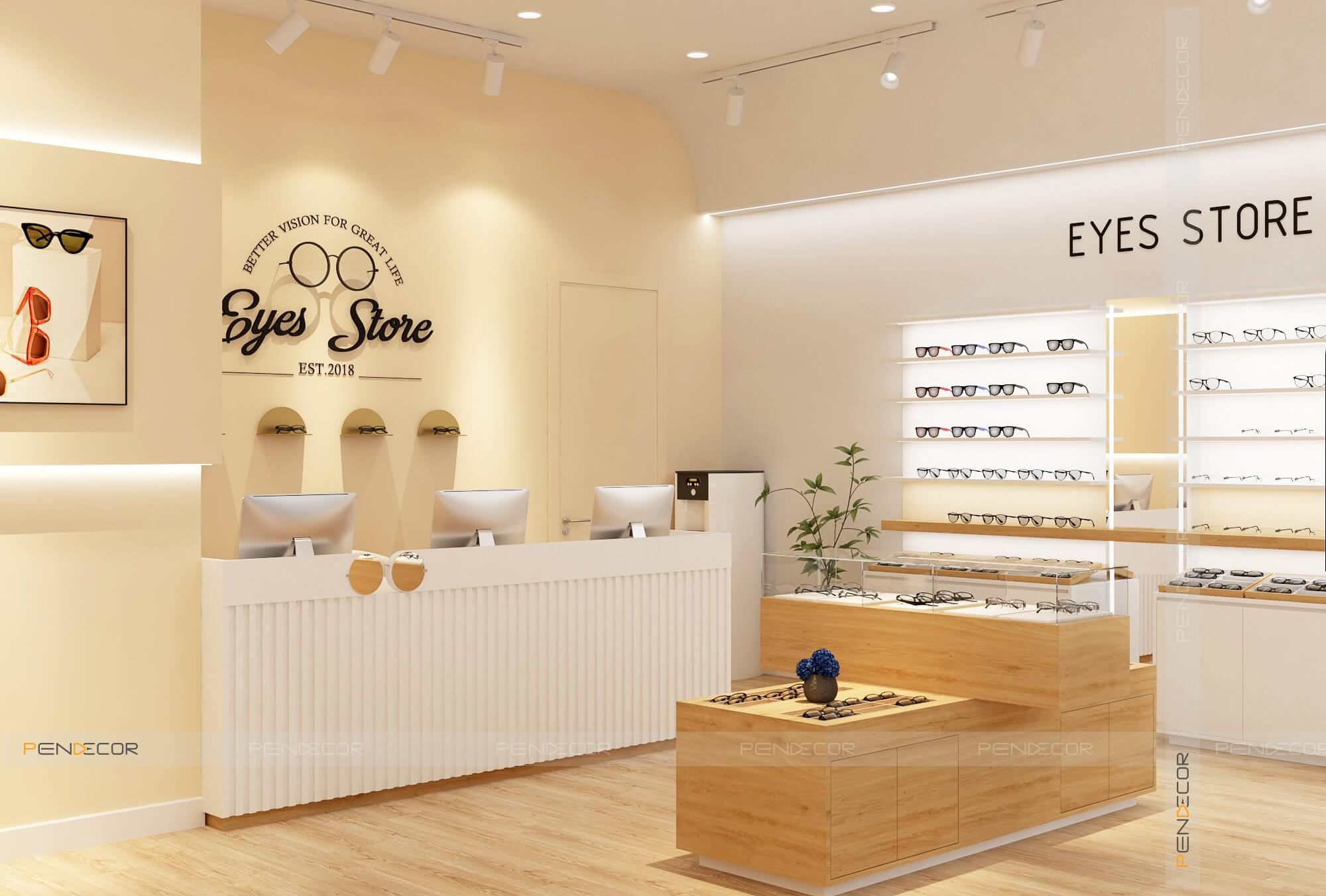 Thiết Kế Cửa Hàng Mắt Kính Eyes Stores