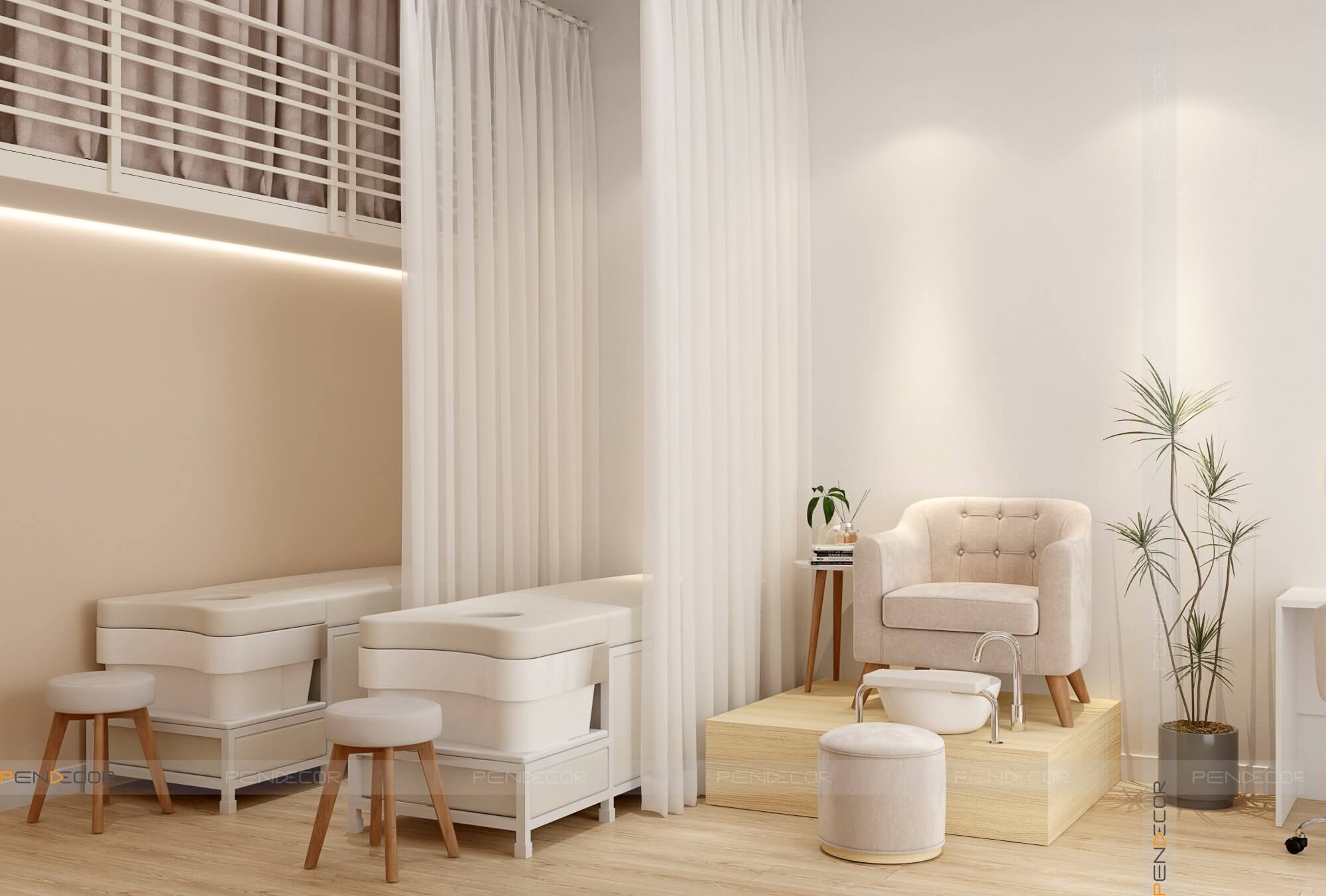 Thiết Kế Tiệm Nail Hien Tran