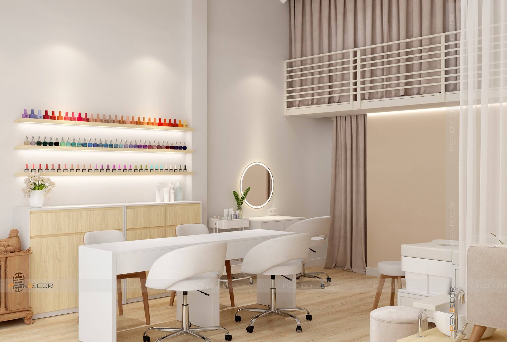 Thiết Kế Tiệm Nail Hien Tran