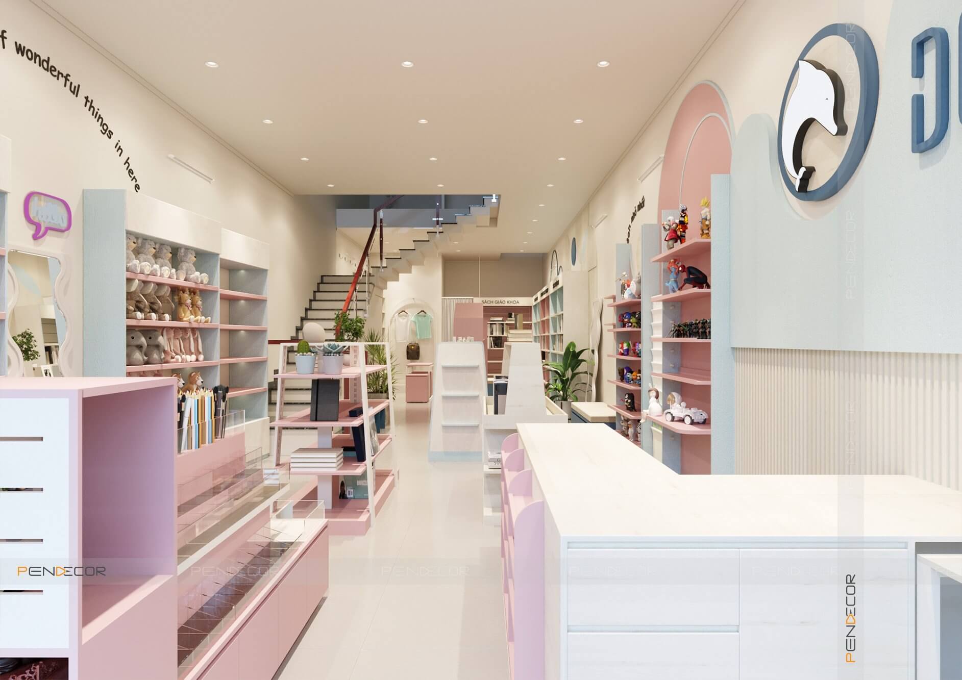 Thiết Kế Nhà Sách Dolphin