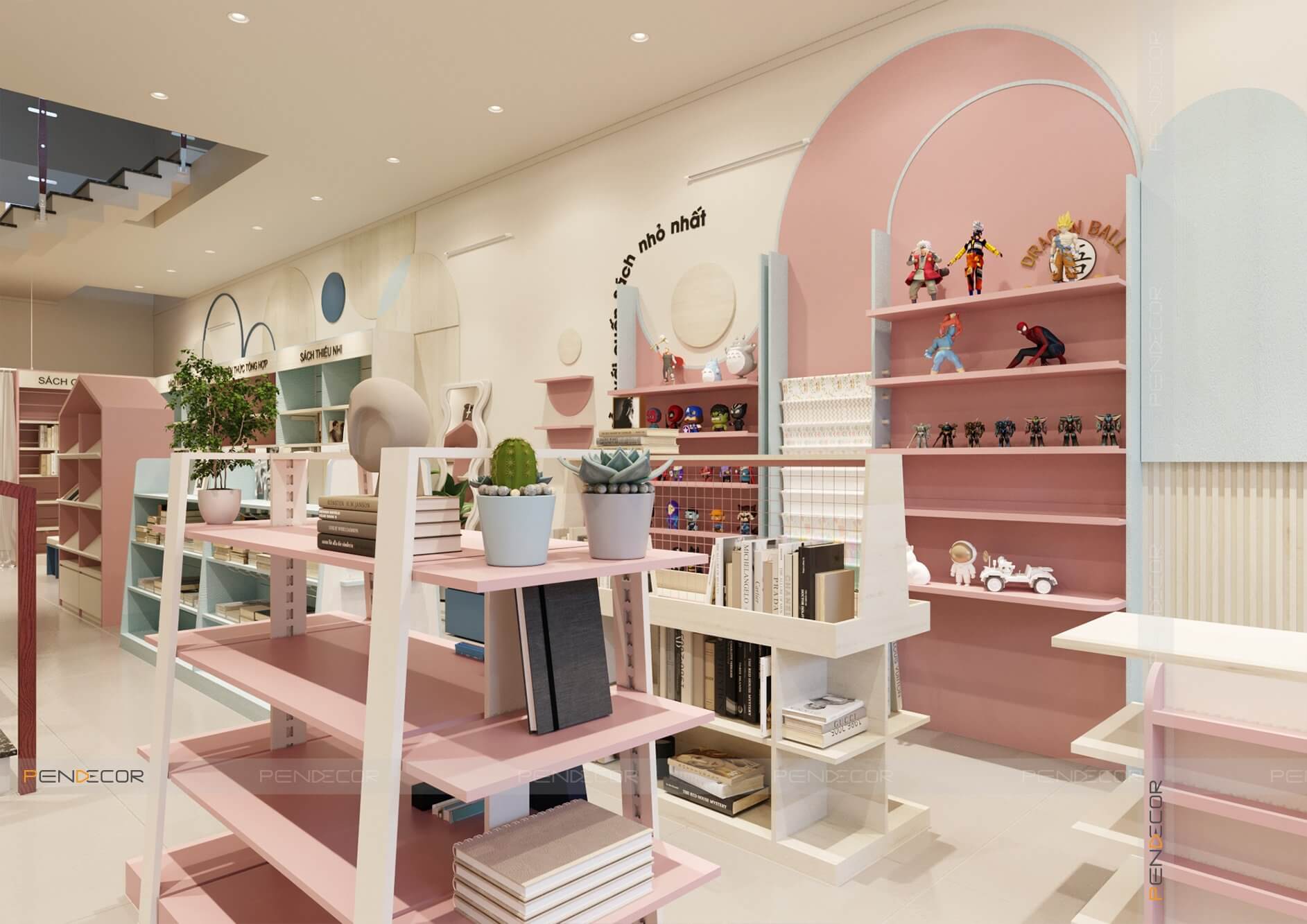 Thiết Kế Nhà Sách Dolphin