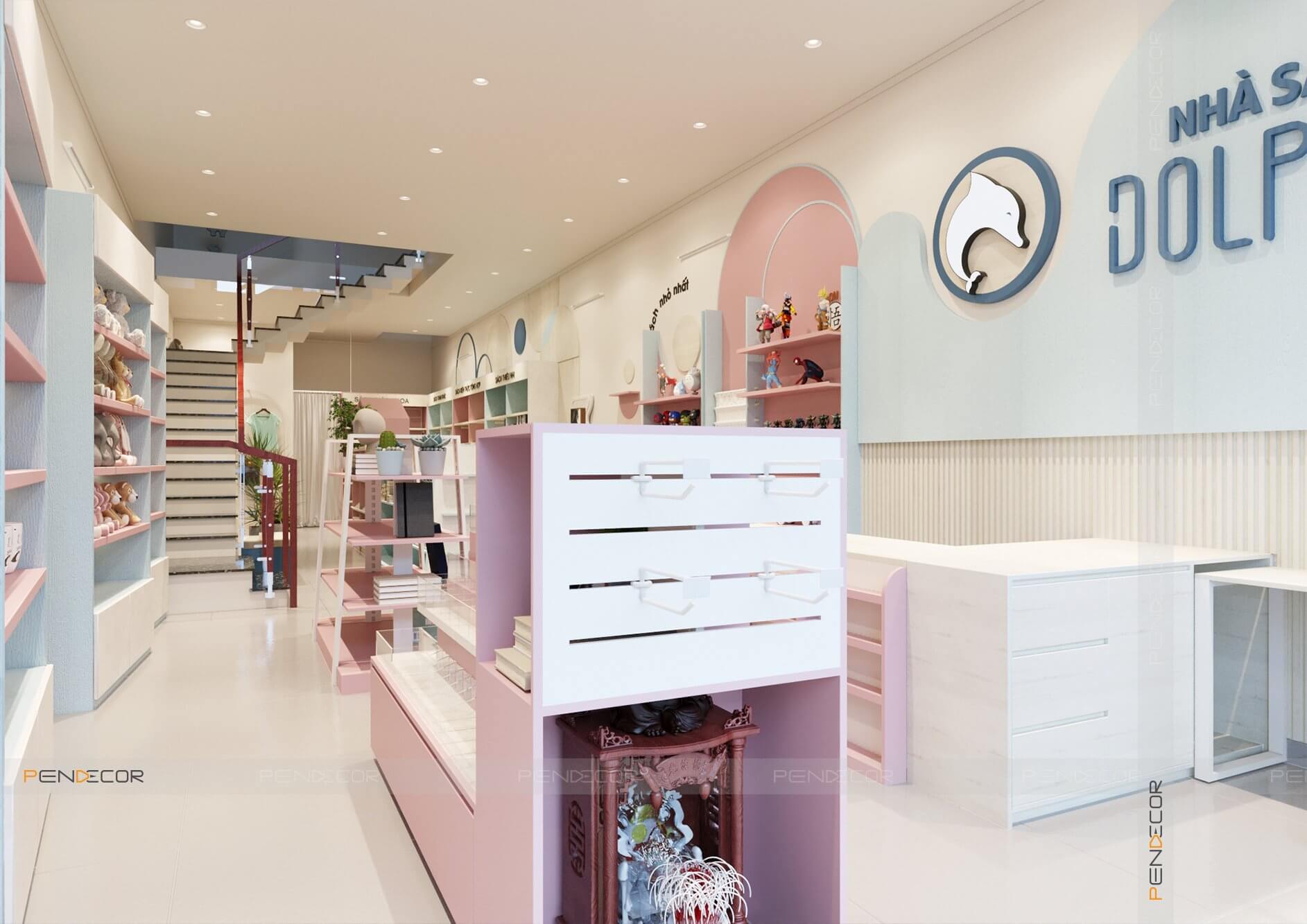 Thiết Kế Nhà Sách Dolphin