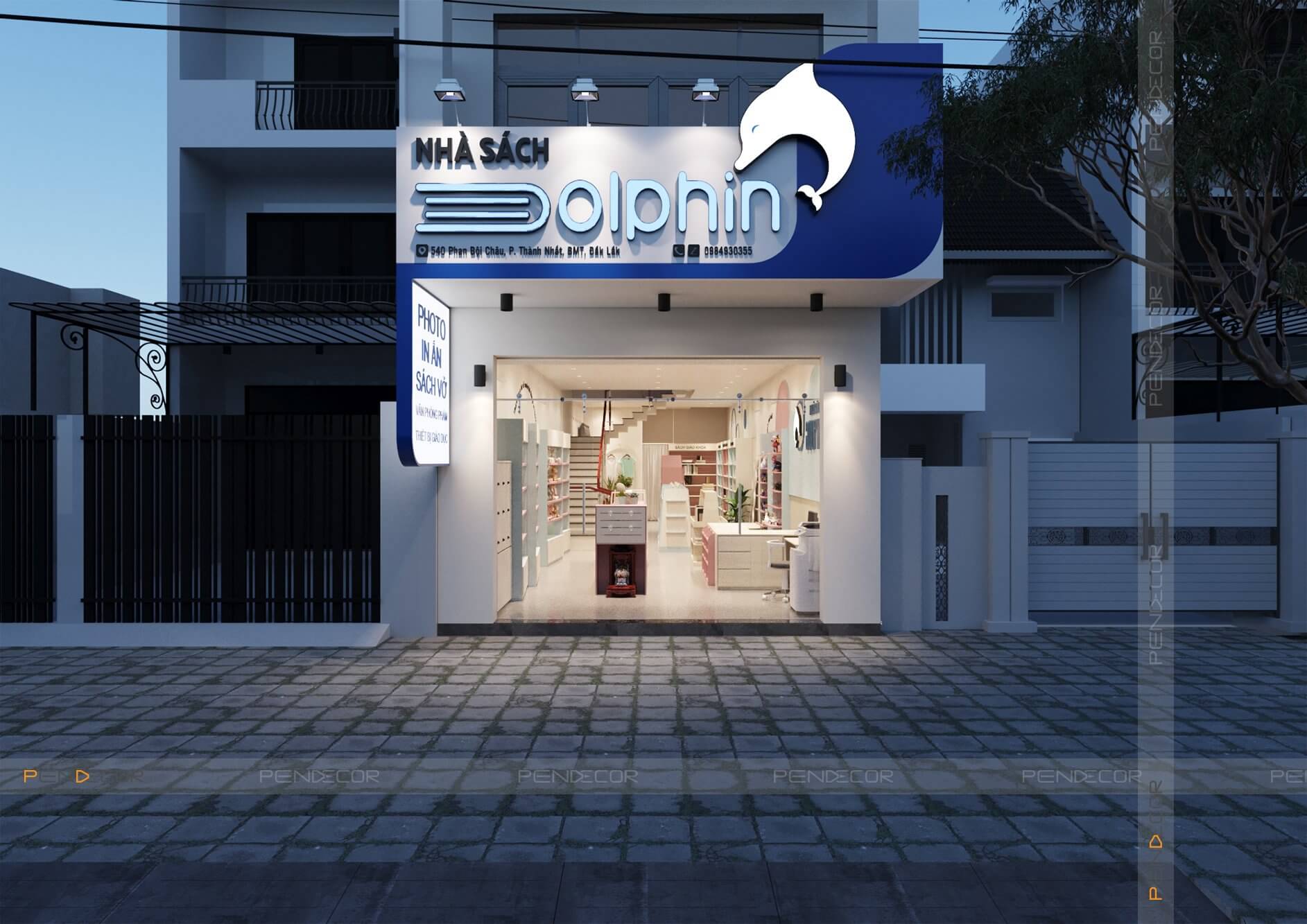 Thiết Kế Nhà Sách Dolphin