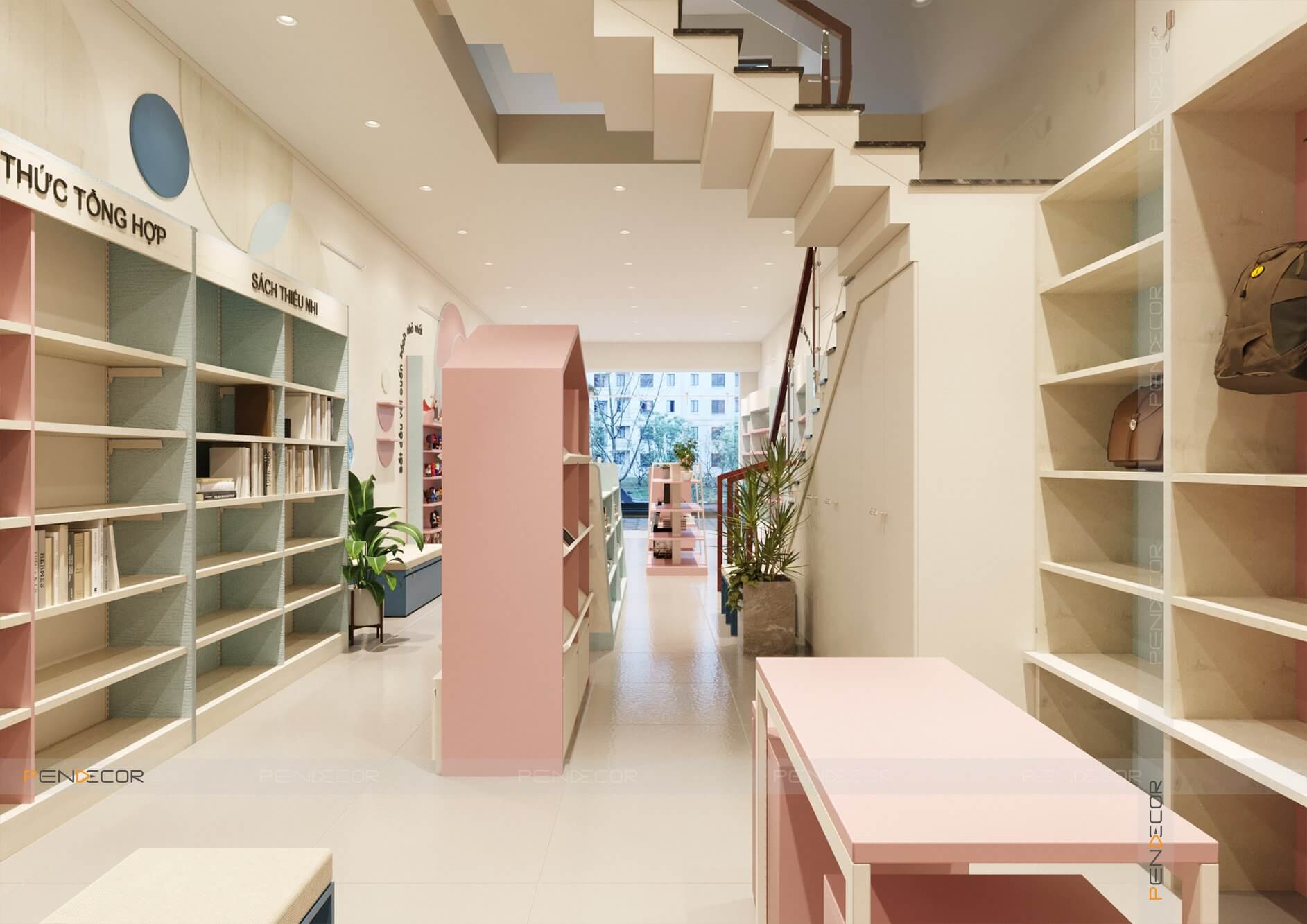 Thiết Kế Nhà Sách Dolphin