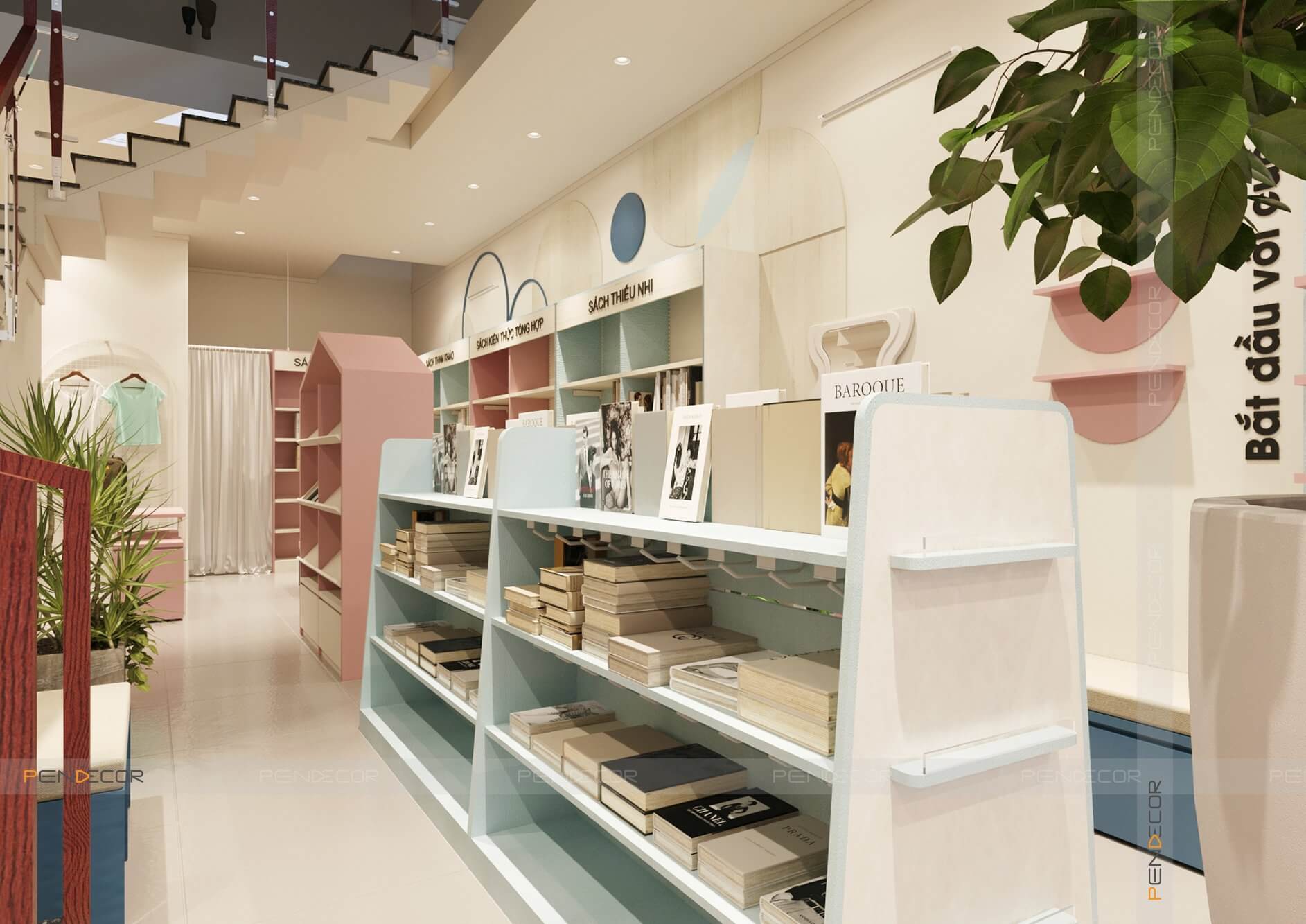 Thiết Kế Nhà Sách Dolphin