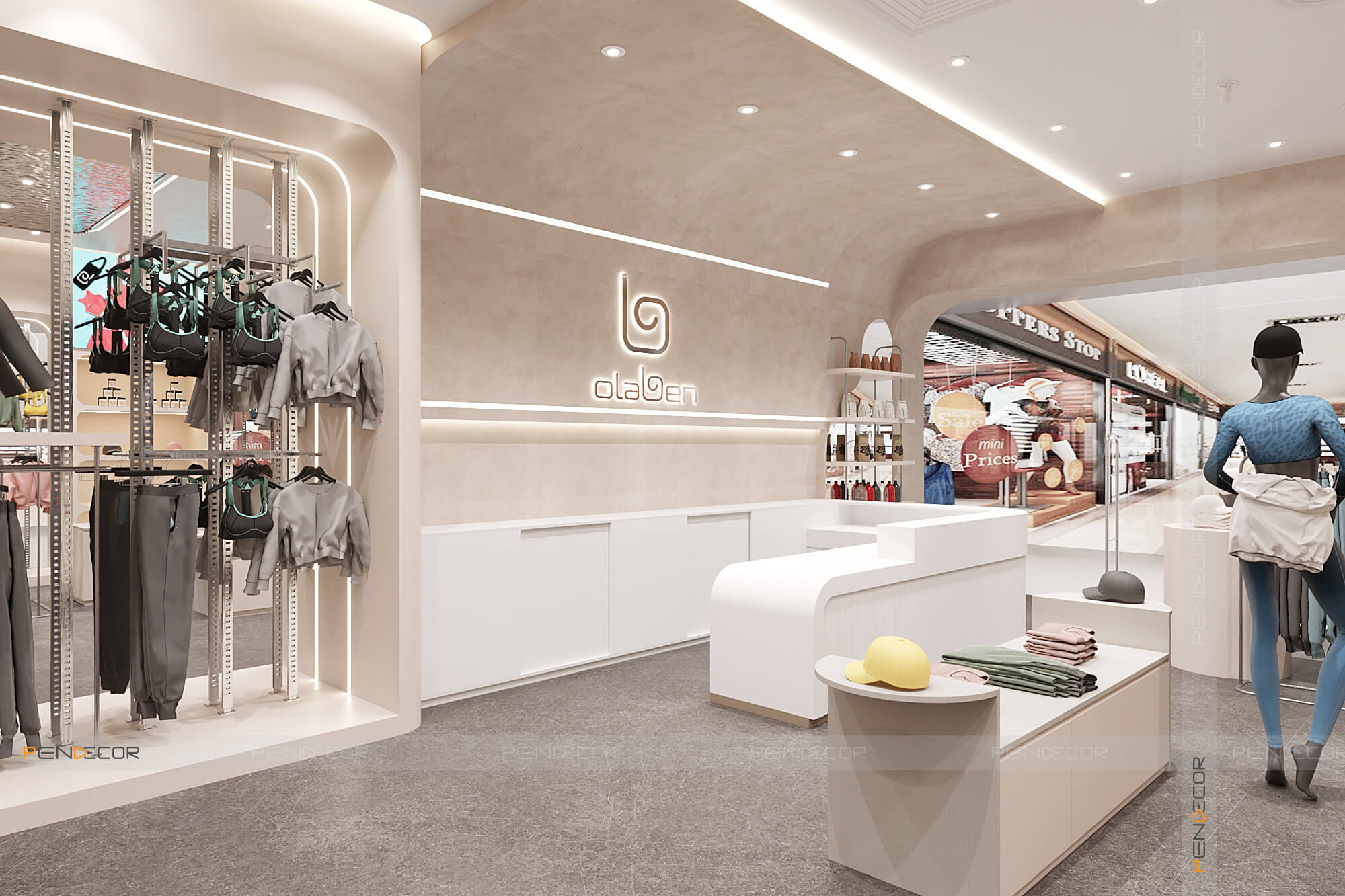 Thiết Kế Shop Thời Trang Nữ Olaben