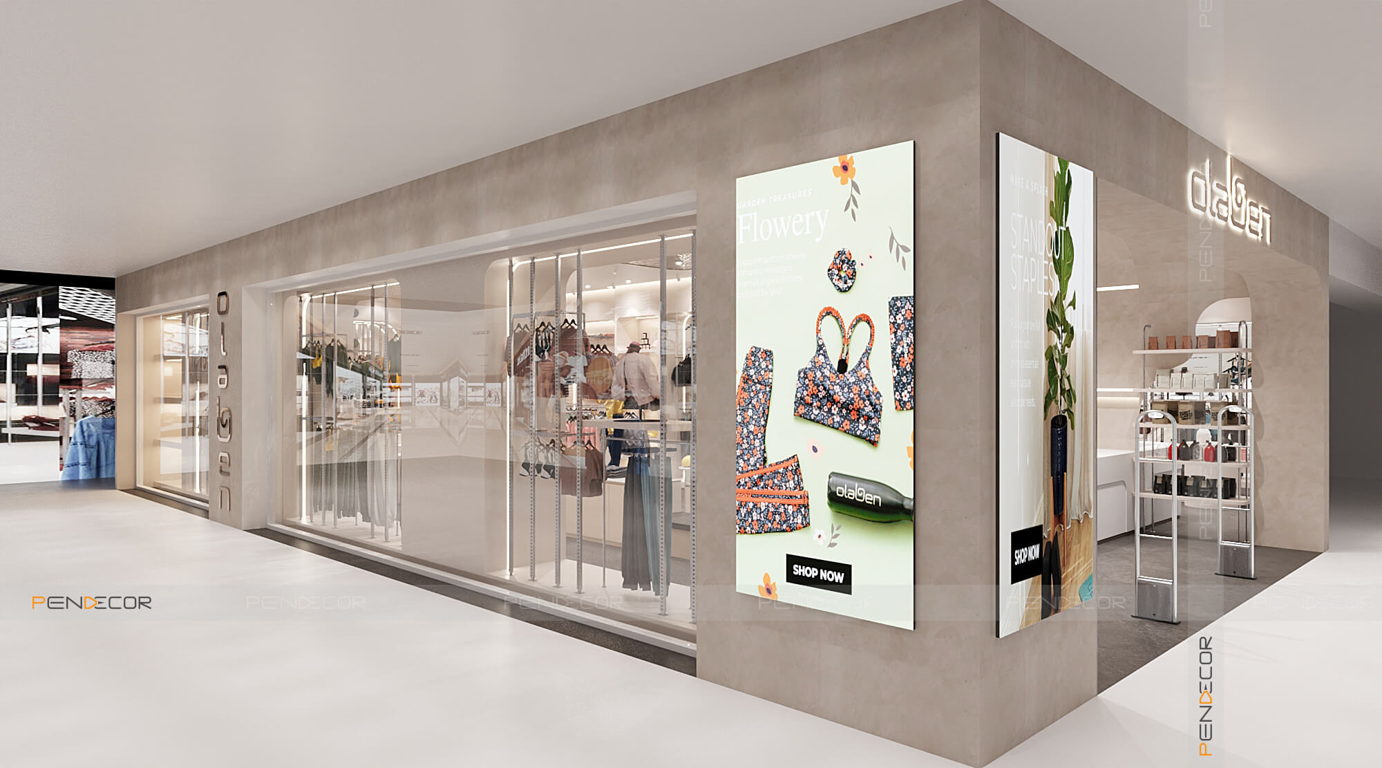 Thiết Kế Shop Thời Trang Nữ Olaben