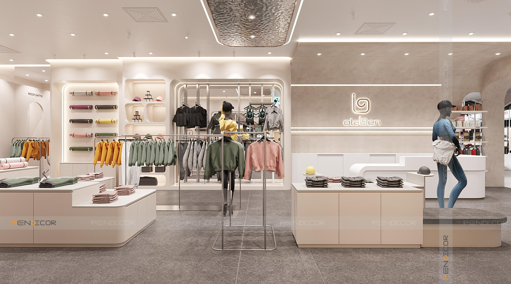 Thiết Kế Shop Thời Trang Nữ Olaben