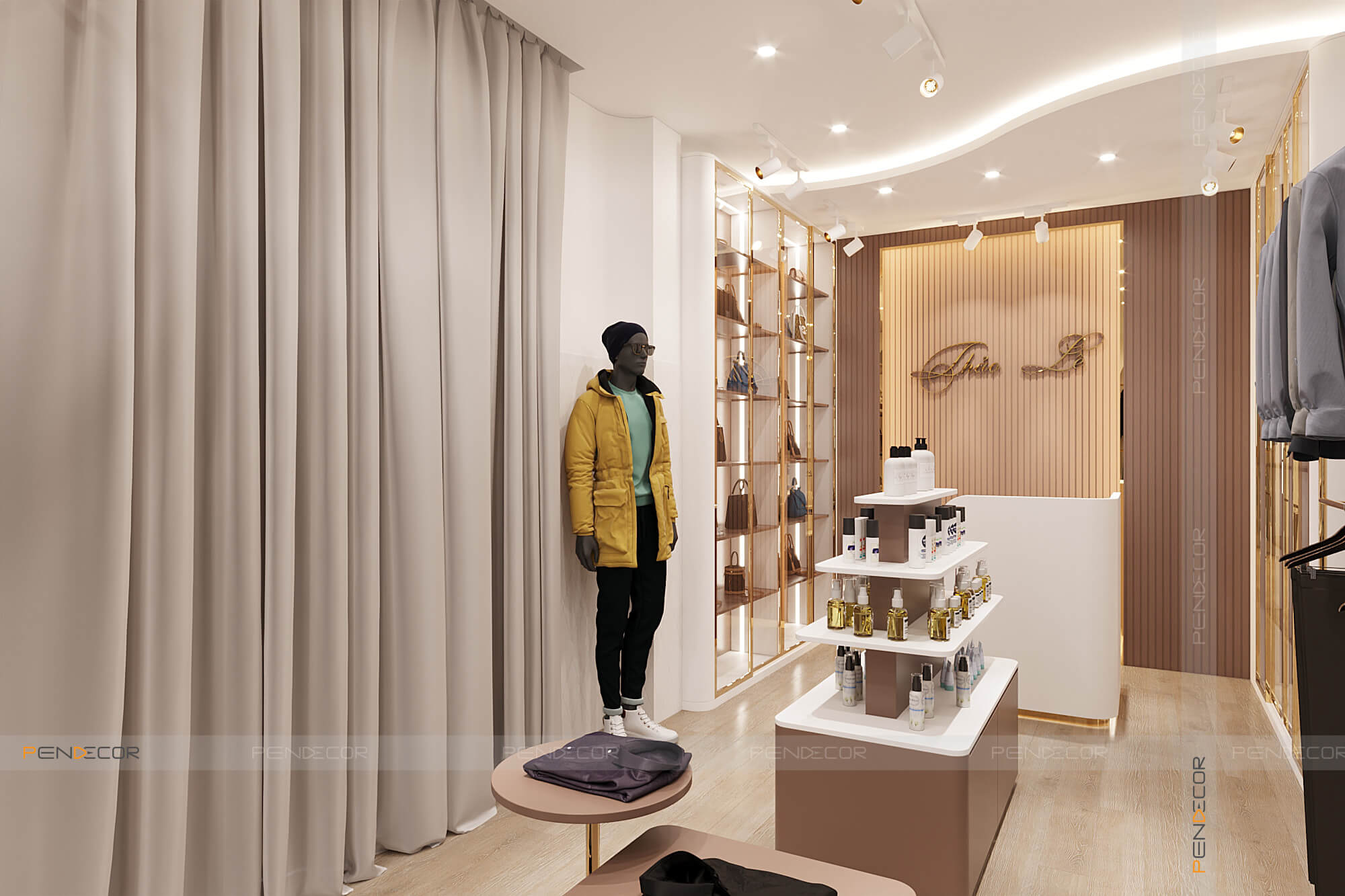 Thiết Kế Shop Thời Trang Nam Thảo Lê