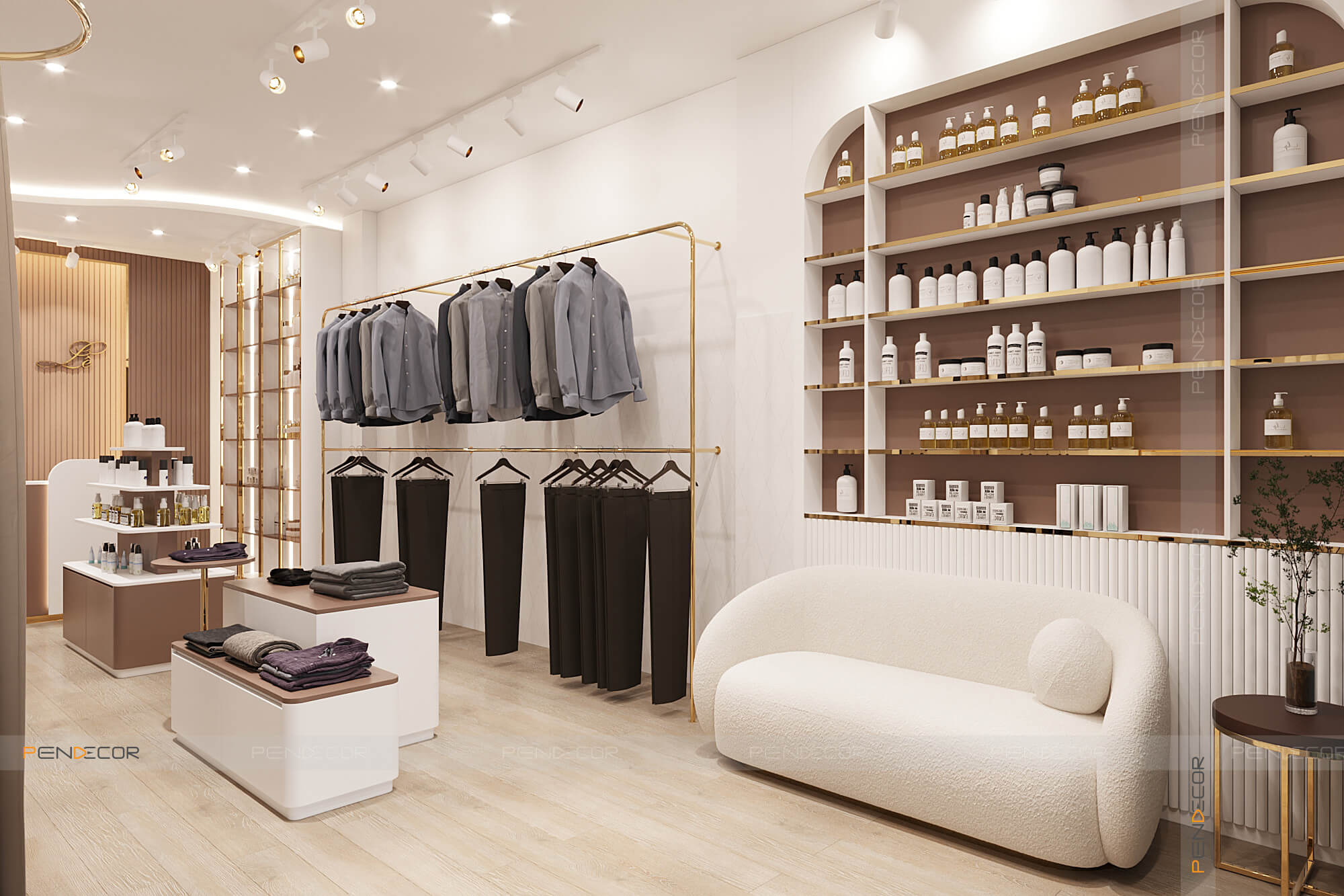 Thiết Kế Shop Thời Trang Nam Thảo Lê