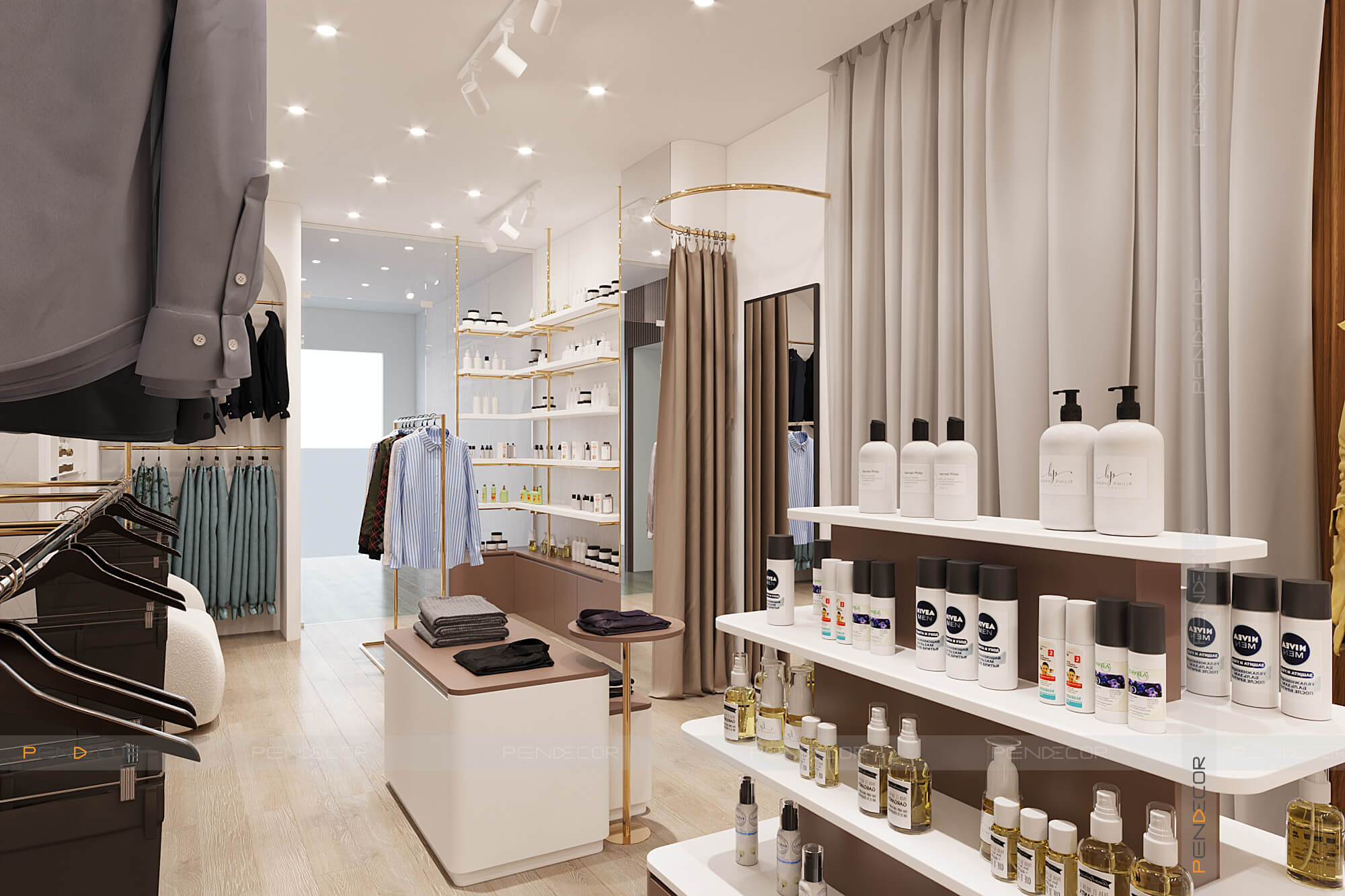 Thiết Kế Shop Thời Trang Nam Thảo Lê