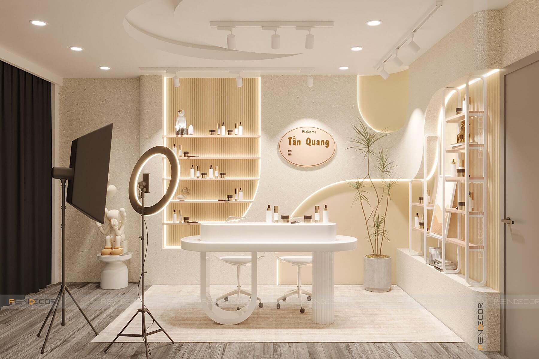 Thiết Kế Phòng Livestream Tấn Quang