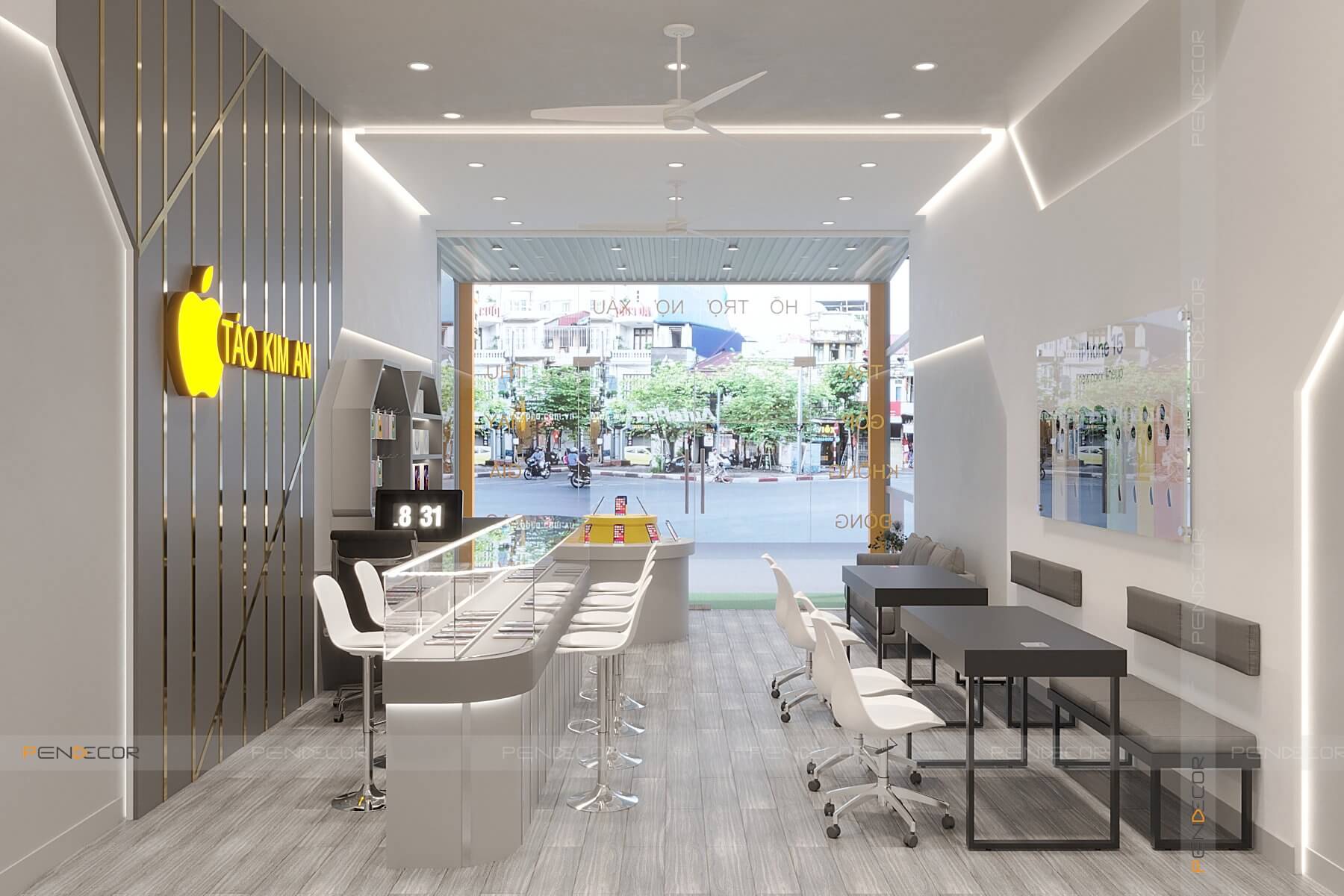 Thiết Kế Shop Điện Thoại Táo Kim An