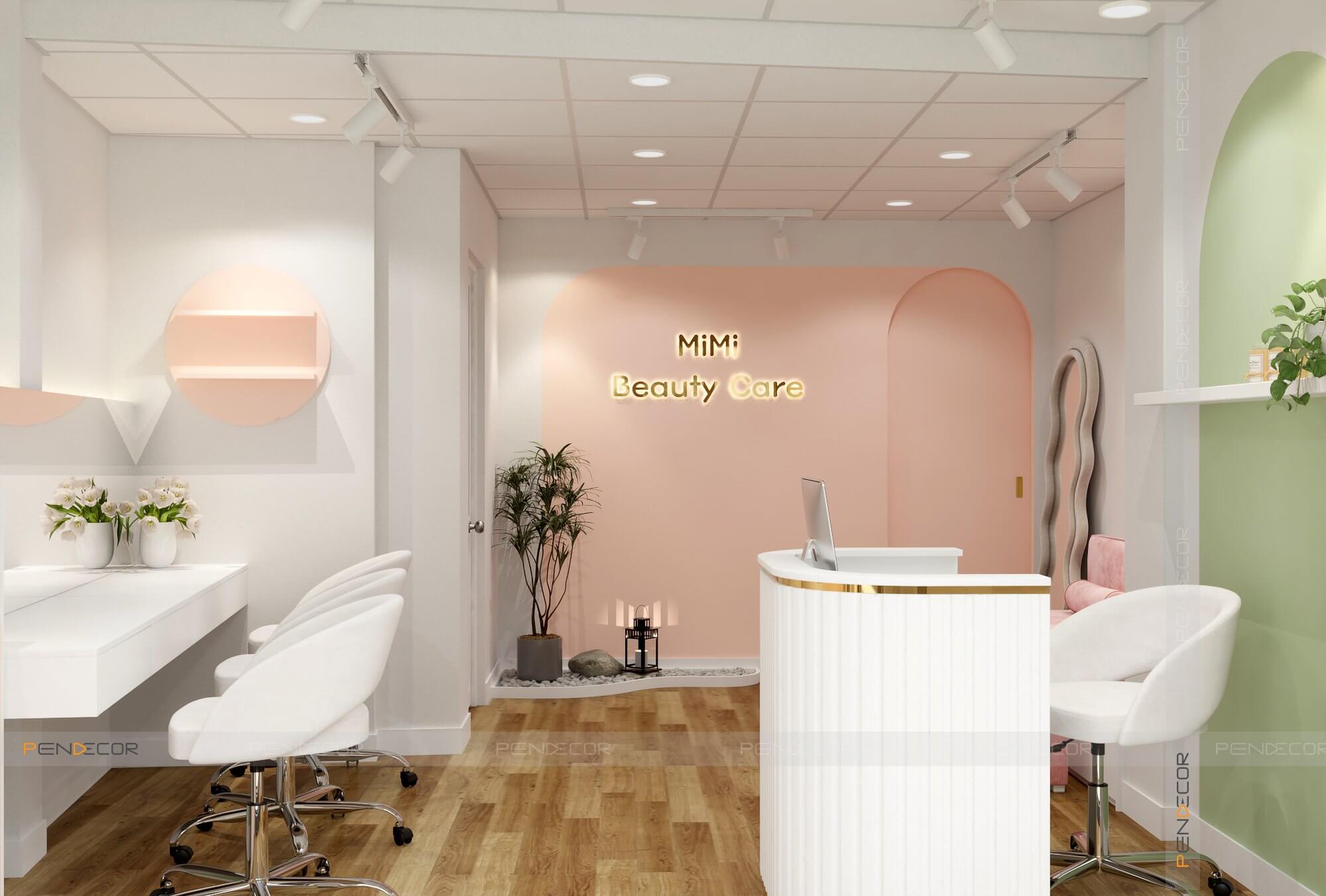 Thiết Kế Spa Gội Đầu Dưỡng Sinh MiMi Beauty Care