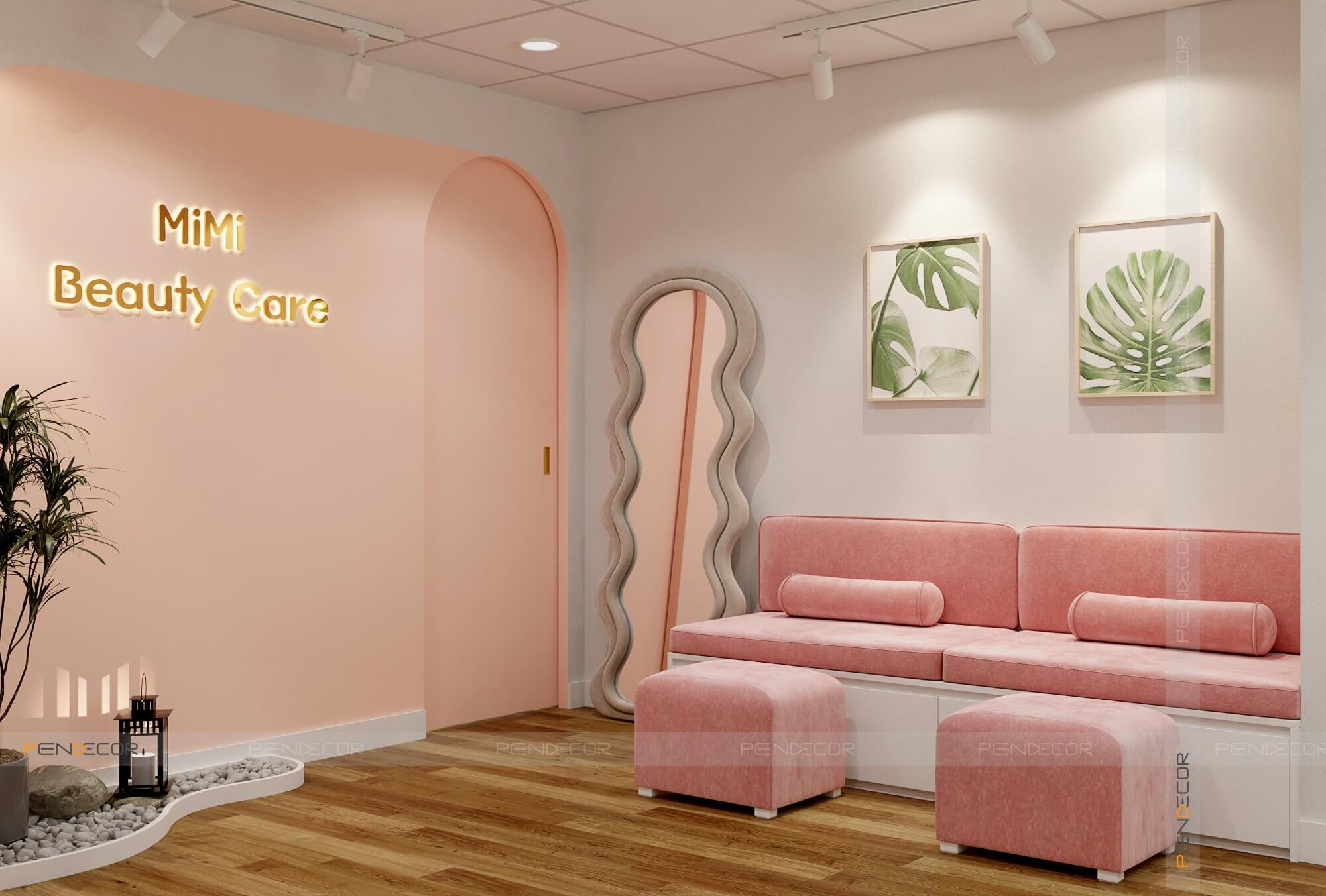 Thiết Kế Spa Gội Đầu Dưỡng Sinh MiMi Beauty Care