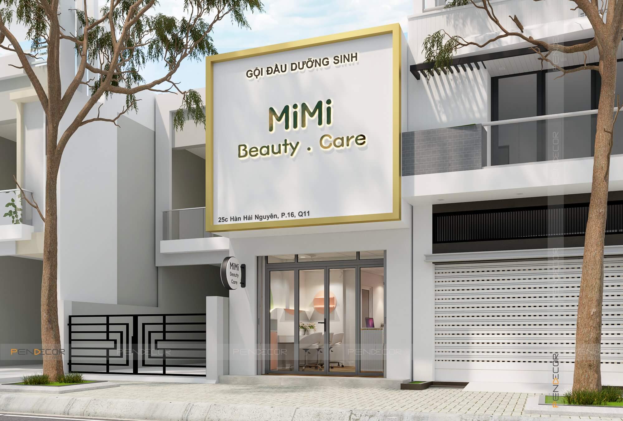 Thiết Kế Spa Gội Đầu Dưỡng Sinh MiMi Beauty Care