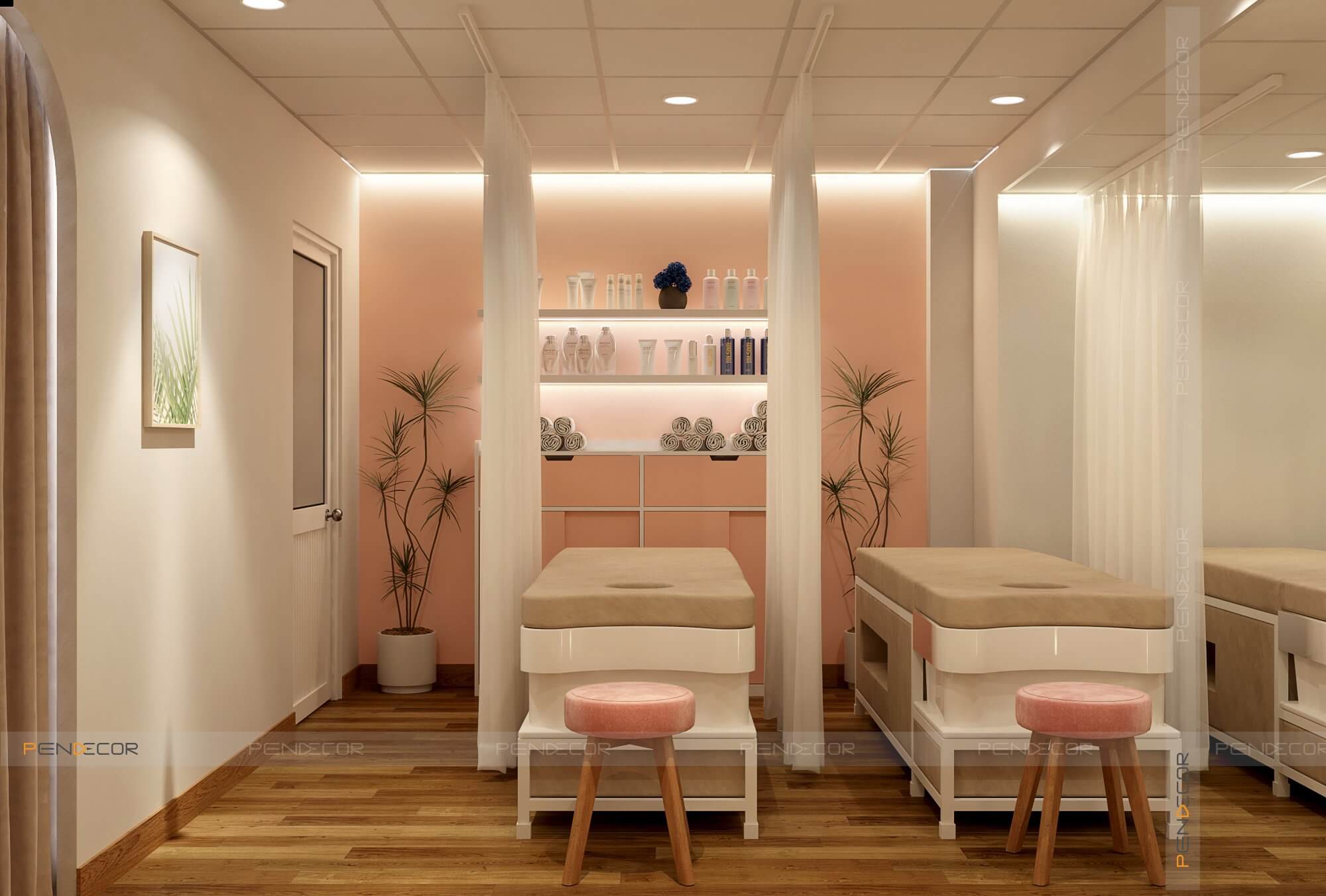 Thiết Kế Spa Gội Đầu Dưỡng Sinh MiMi Beauty Care