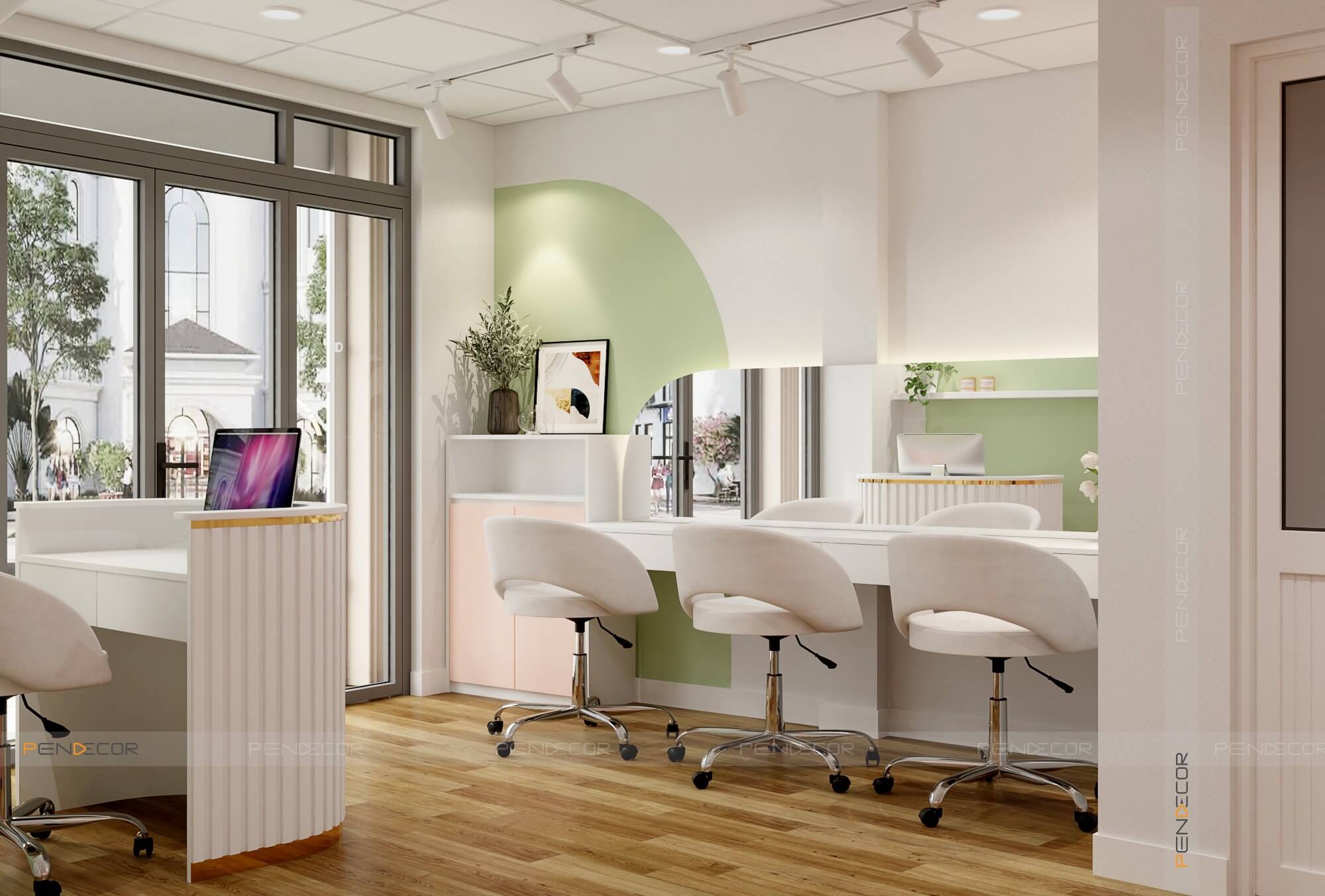 Thiết Kế Spa Gội Đầu Dưỡng Sinh MiMi Beauty Care