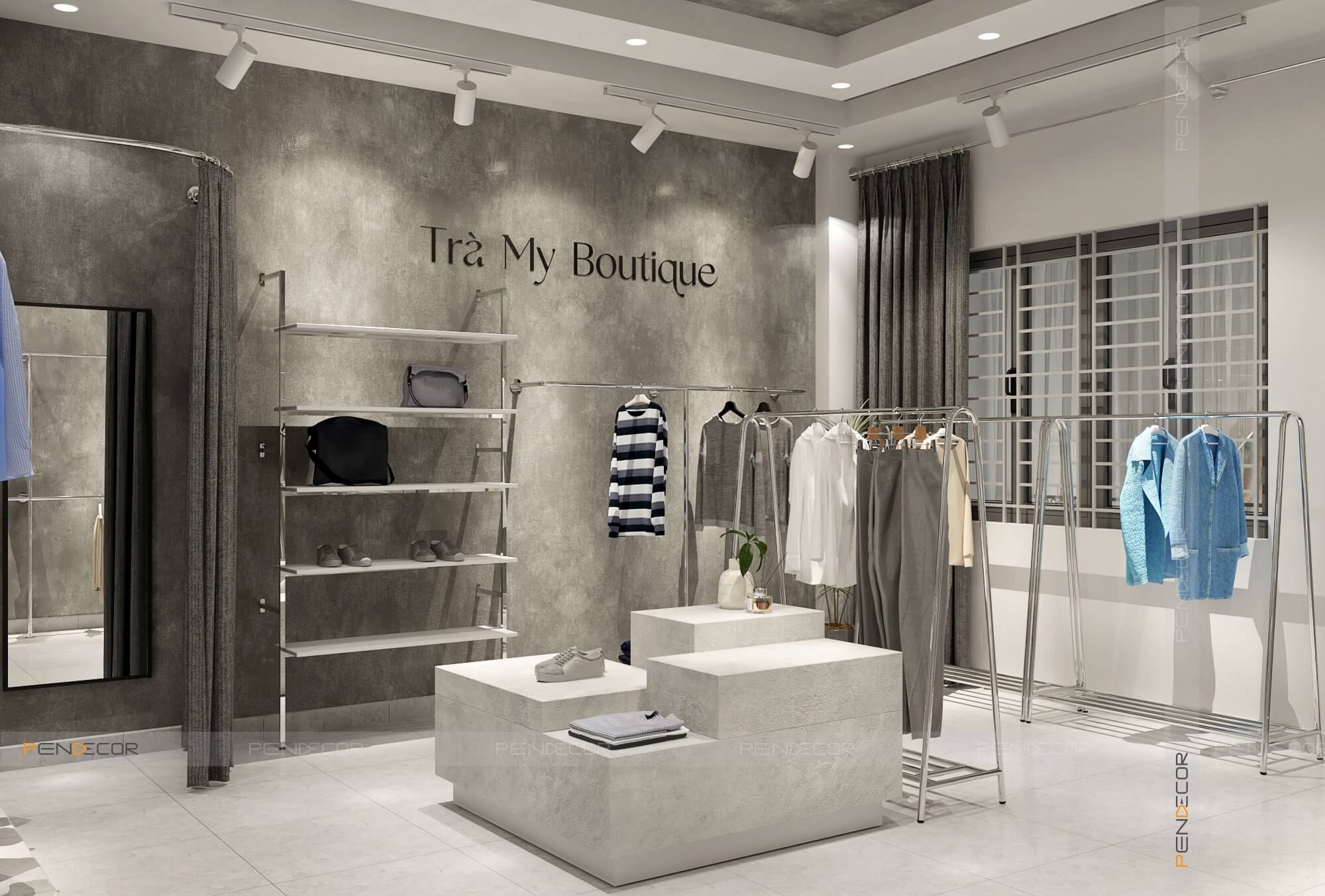 Thiết Kế Shop Thời Trang Nữ Trà My Boutique