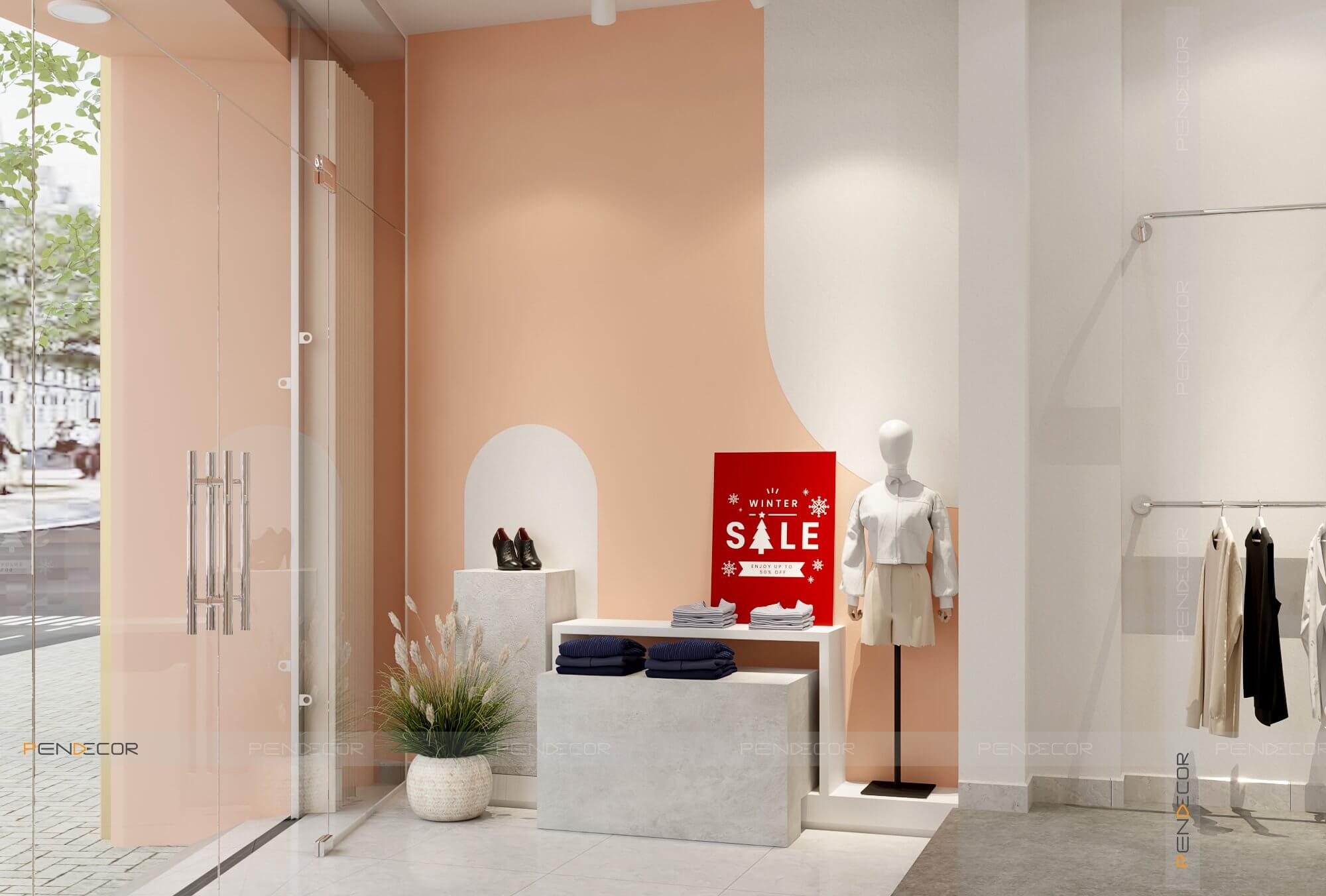 Thiết Kế Shop Thời Trang Nữ Trà My Boutique