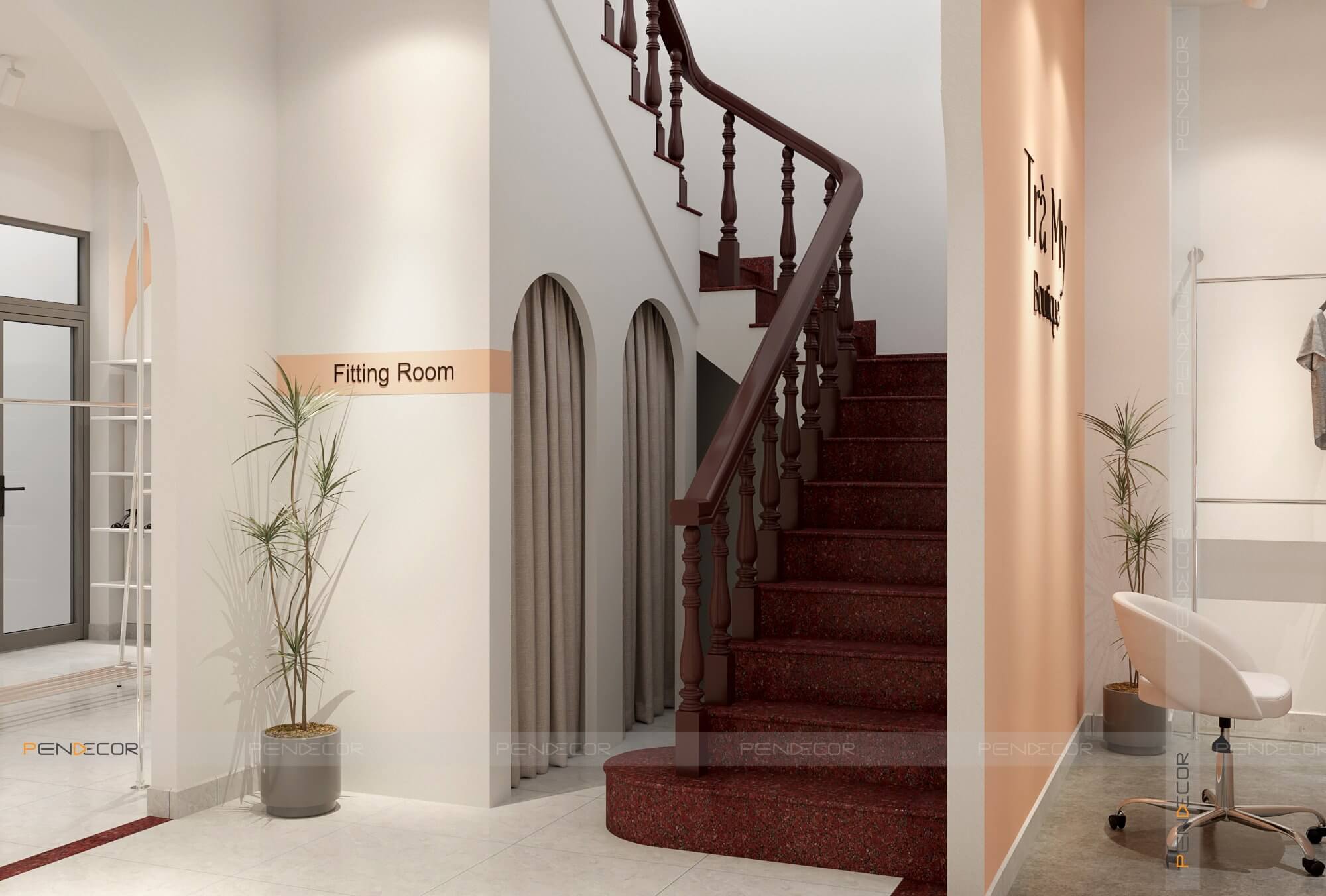 Thiết Kế Shop Thời Trang Nữ Trà My Boutique