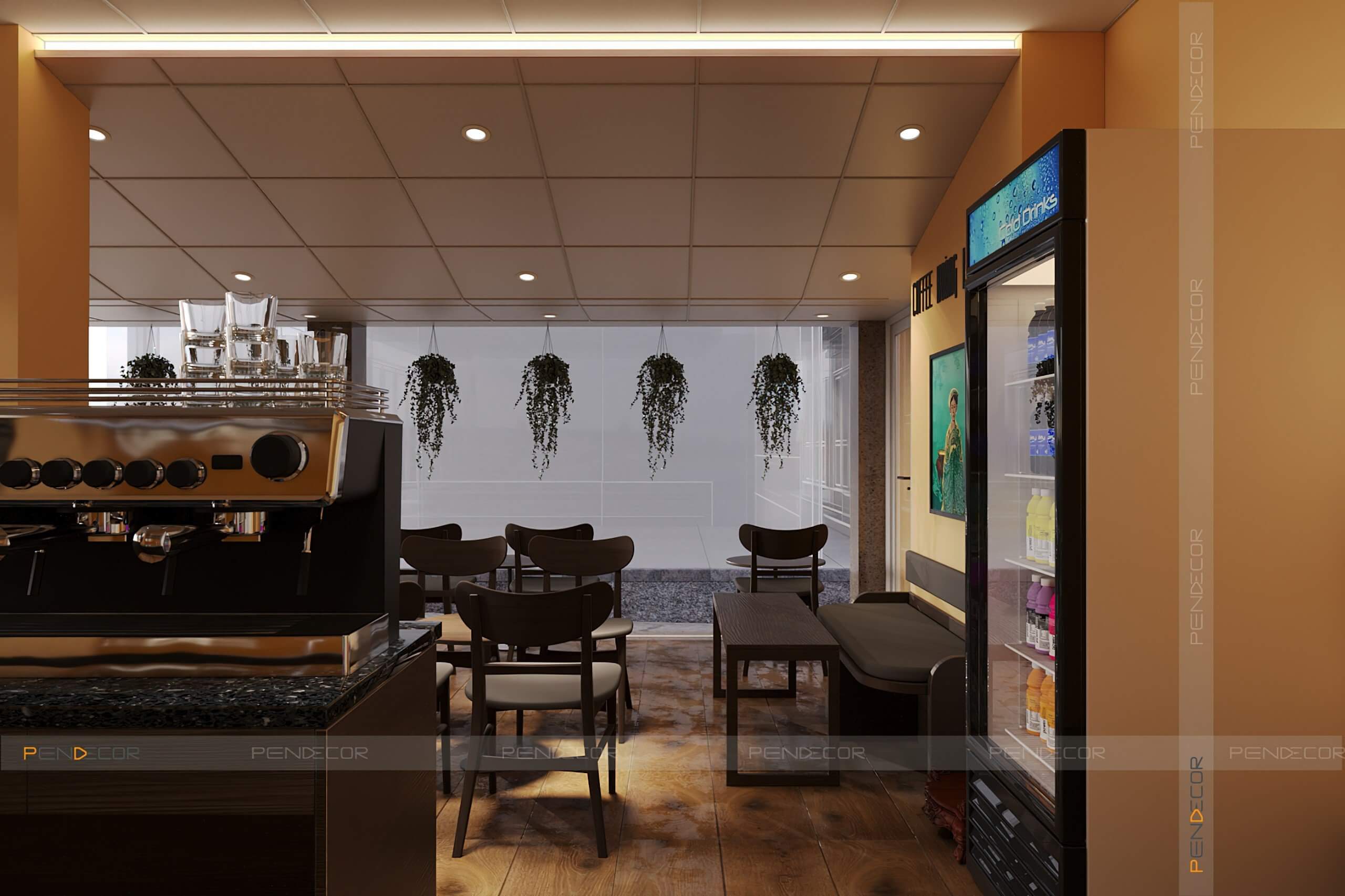 Thiết Kế Quán Cafe Hoàng Lan