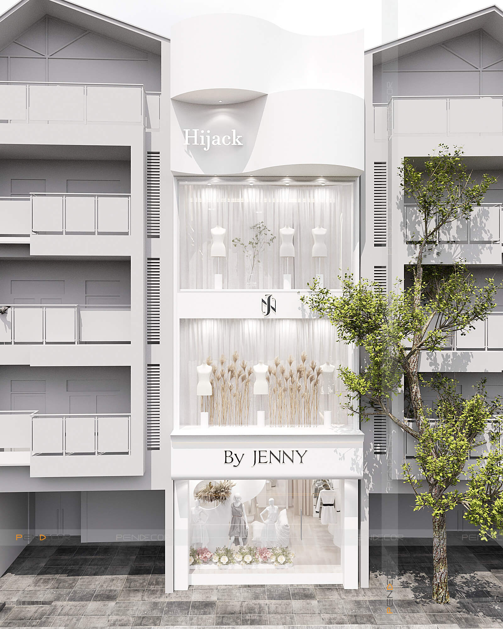 Thiết Kế Shop Thời Trang Nữ Jenny