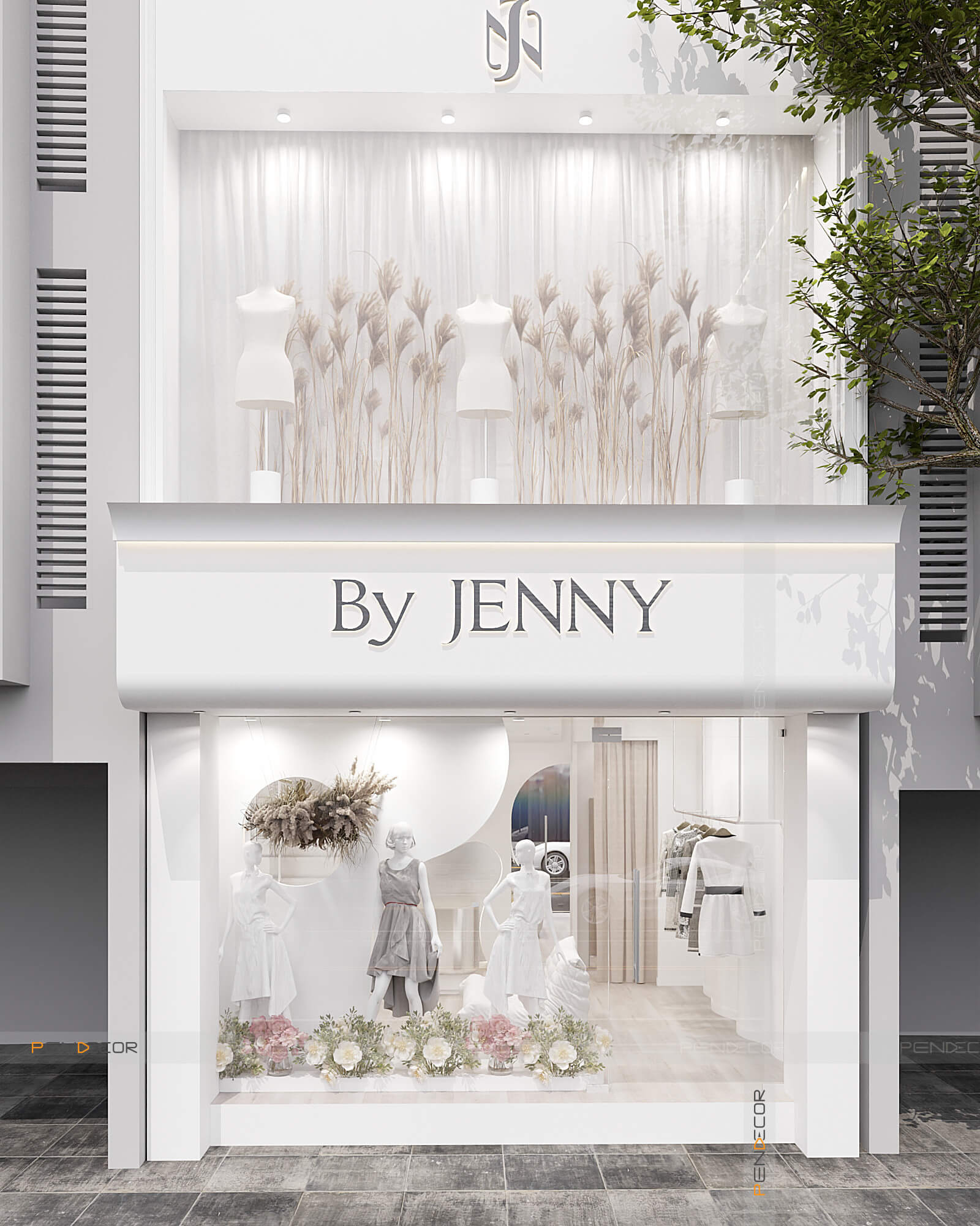 Thiết Kế Shop Thời Trang Nữ Jenny