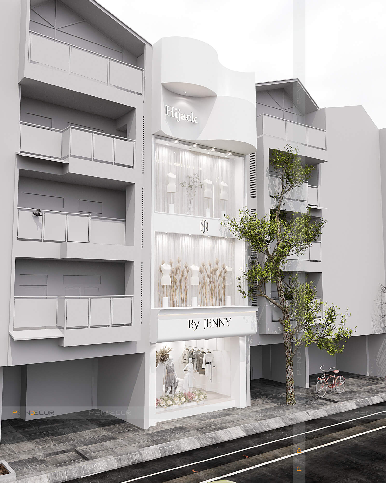 Thiết Kế Shop Thời Trang Nữ Jenny