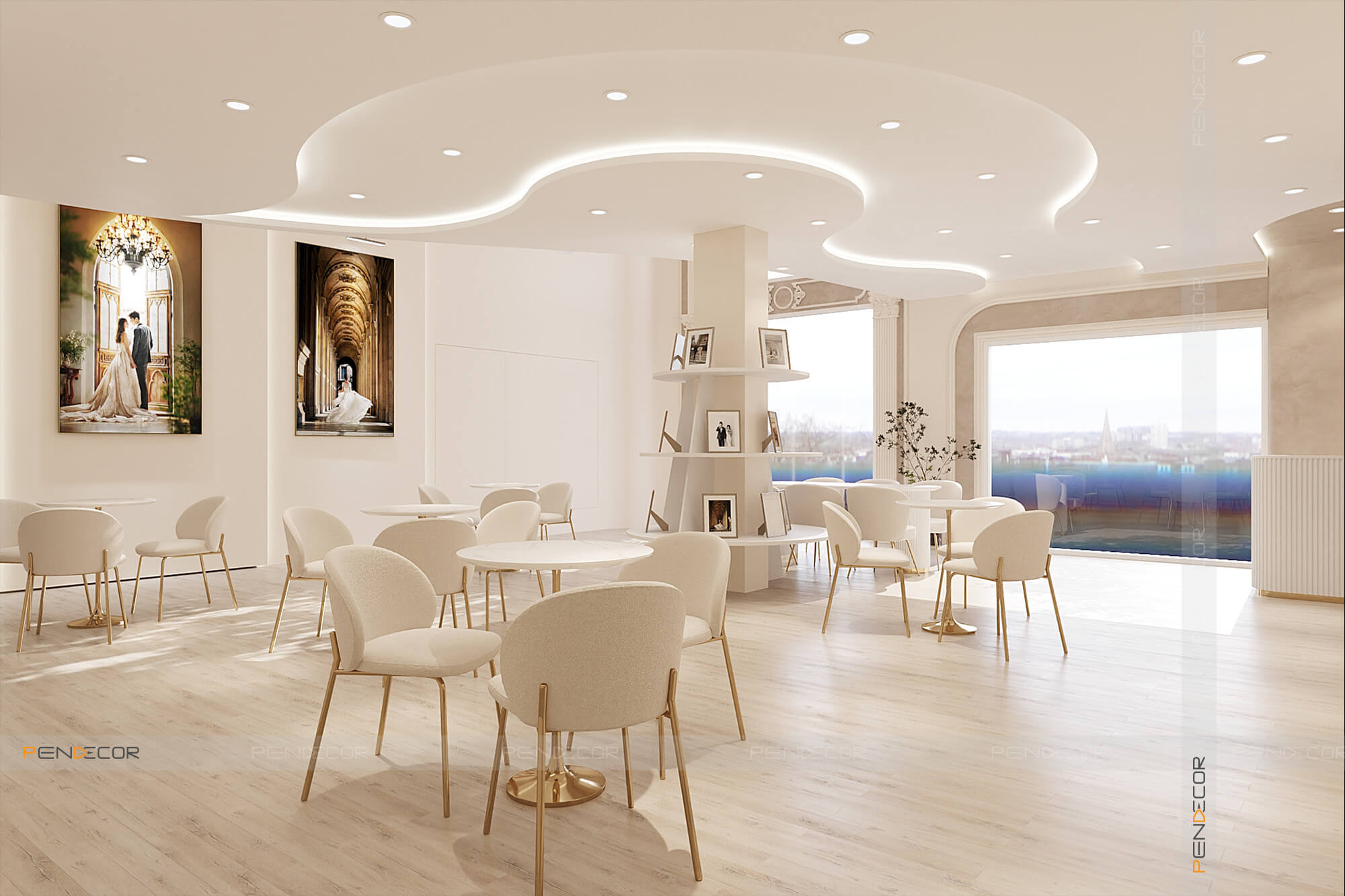 Thiết Kế Showroom Áo Cưới Ngọc Hoà