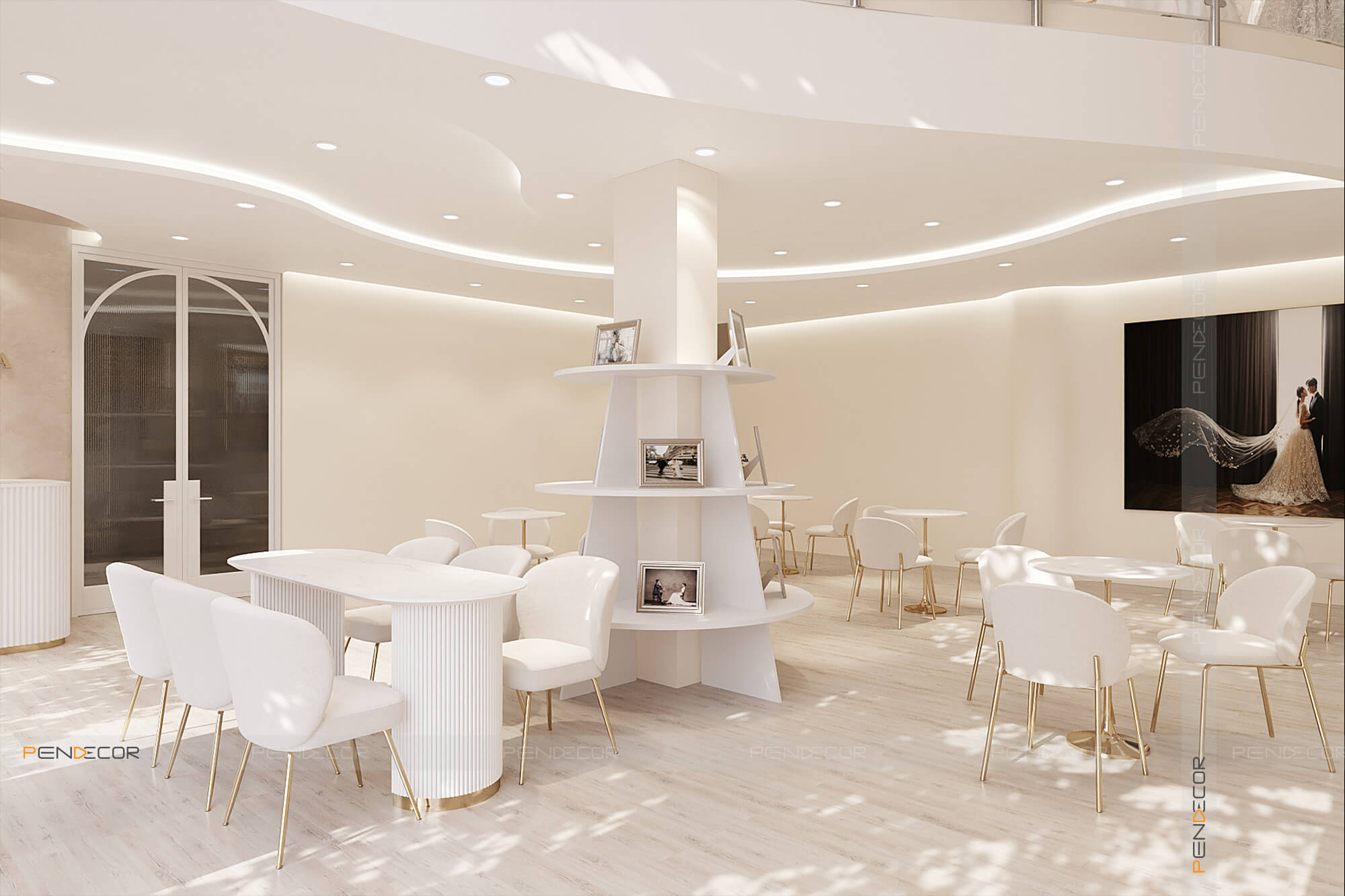 Thiết Kế Showroom Áo Cưới Ngọc Hoà