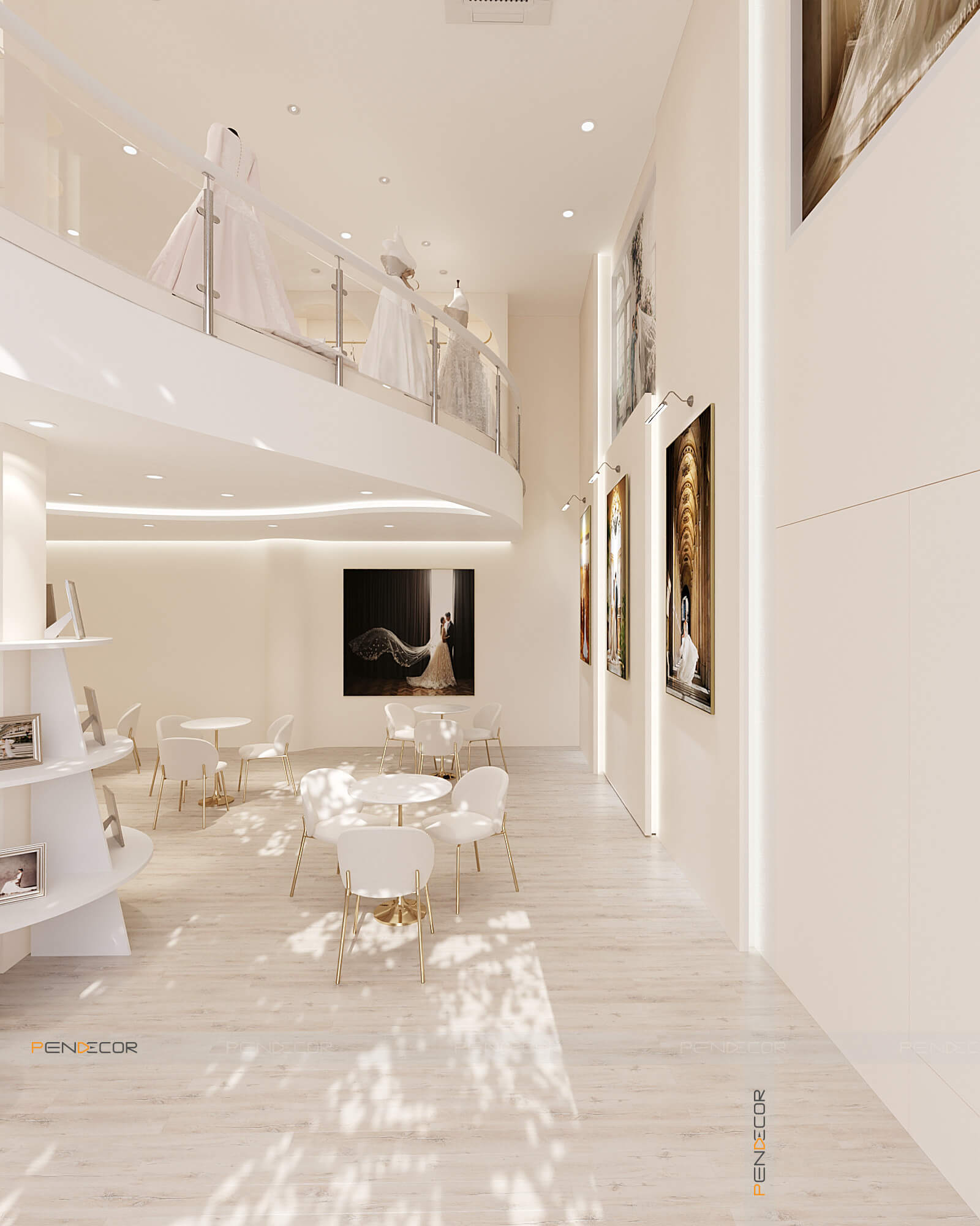 Thiết Kế Showroom Áo Cưới Ngọc Hoà