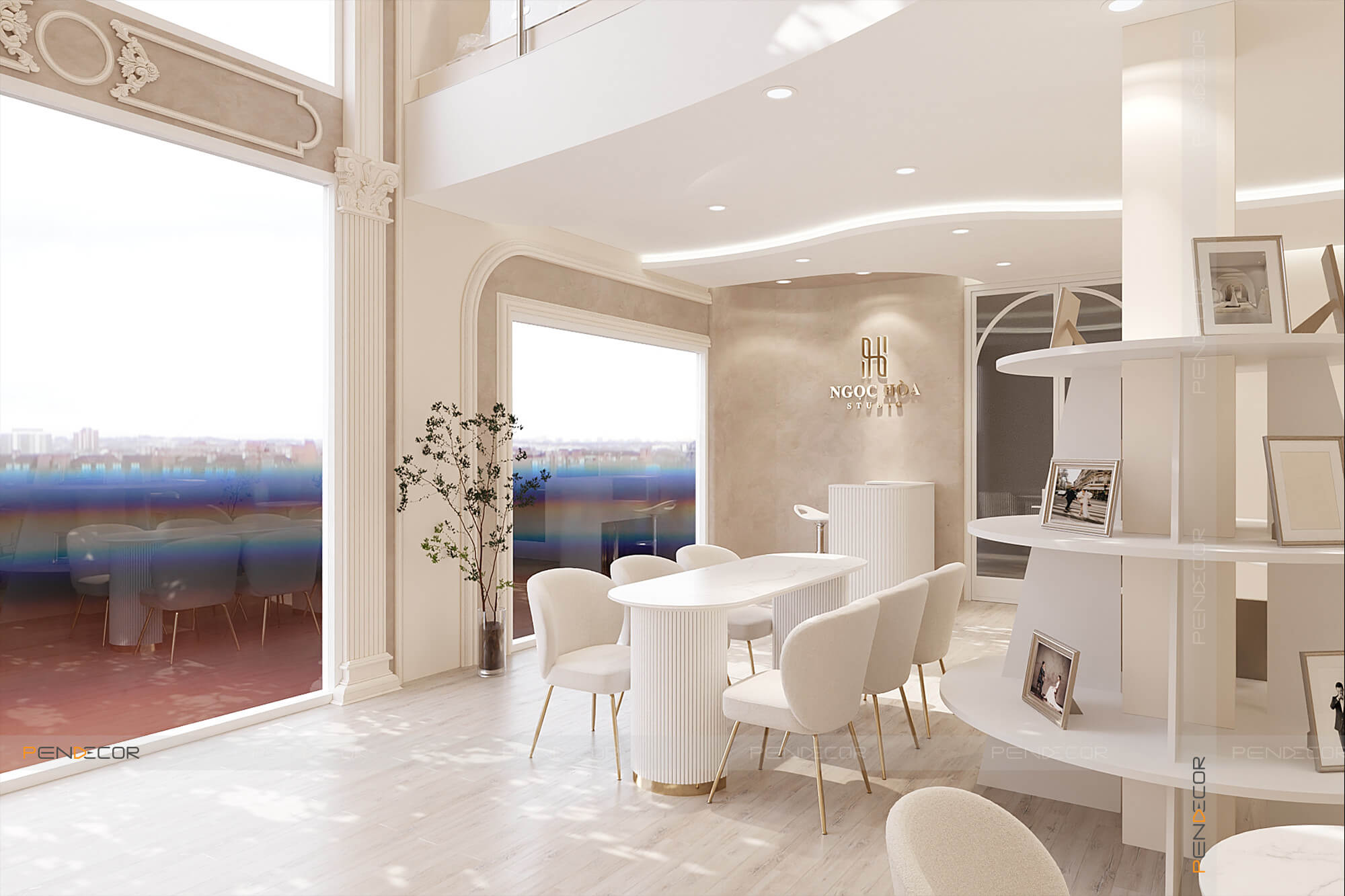 Thiết Kế Showroom Áo Cưới Ngọc Hoà