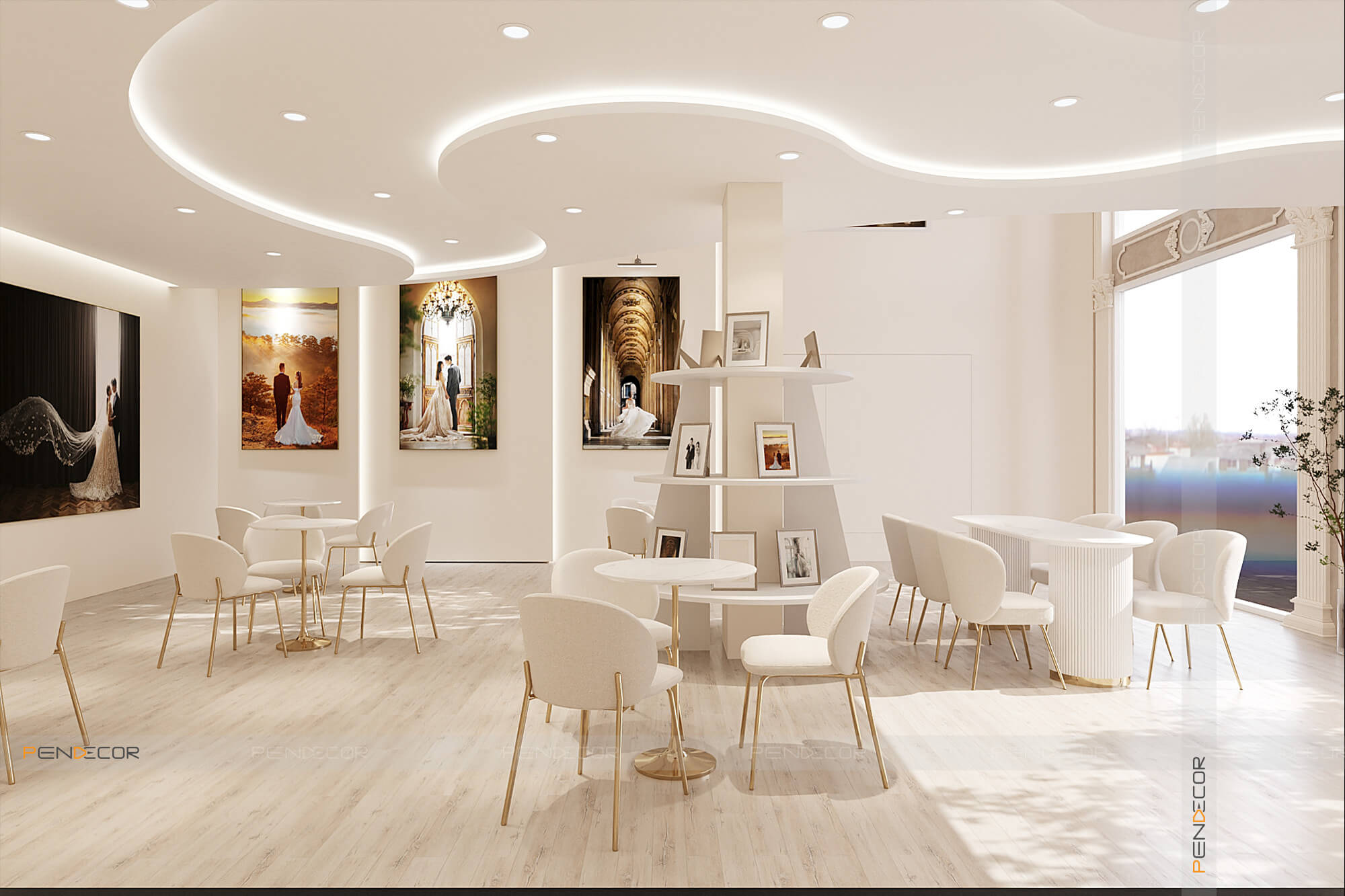 Thiết Kế Showroom Áo Cưới Ngọc Hoà