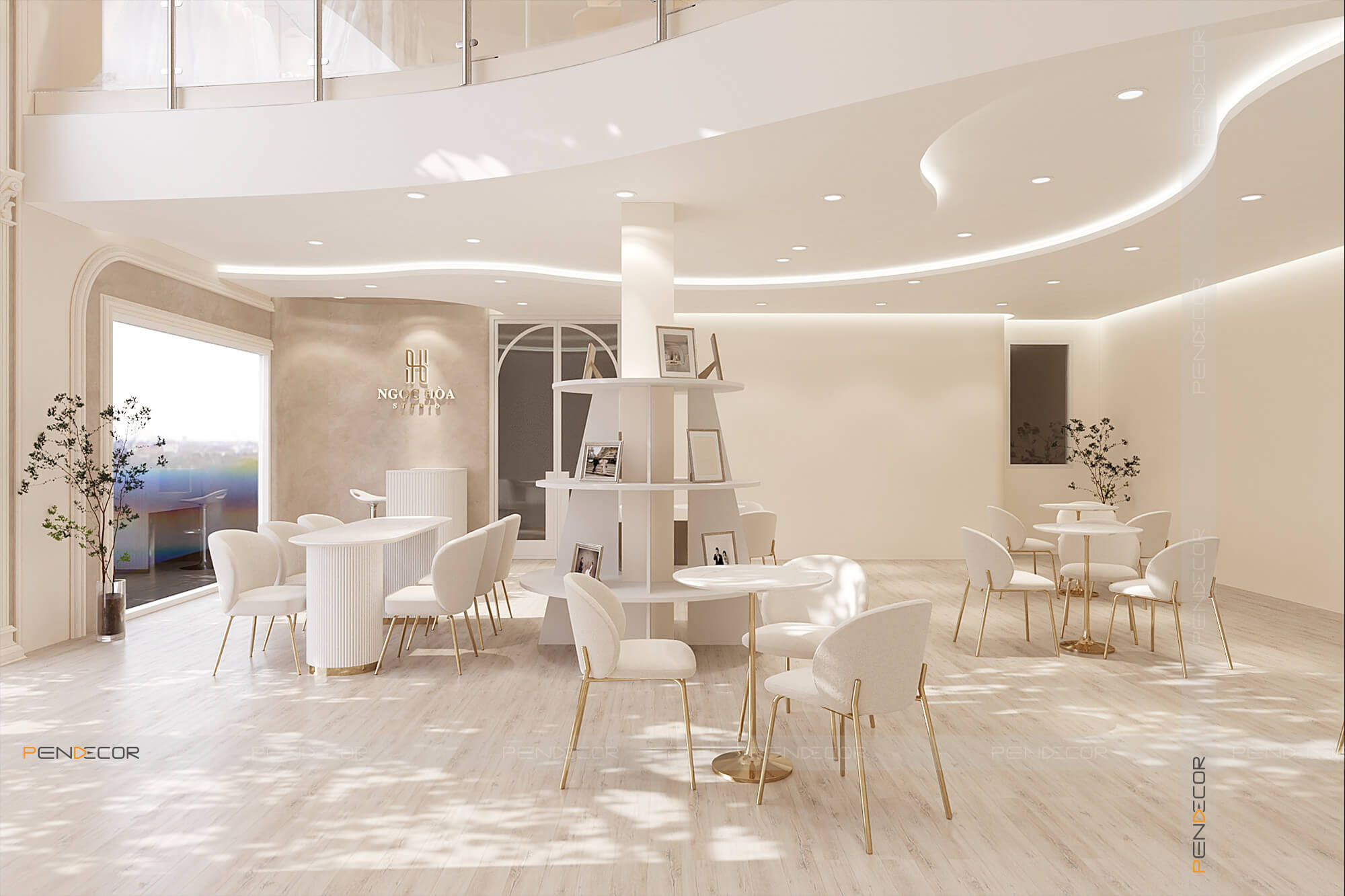 Thiết Kế Showroom Áo Cưới Ngọc Hoà